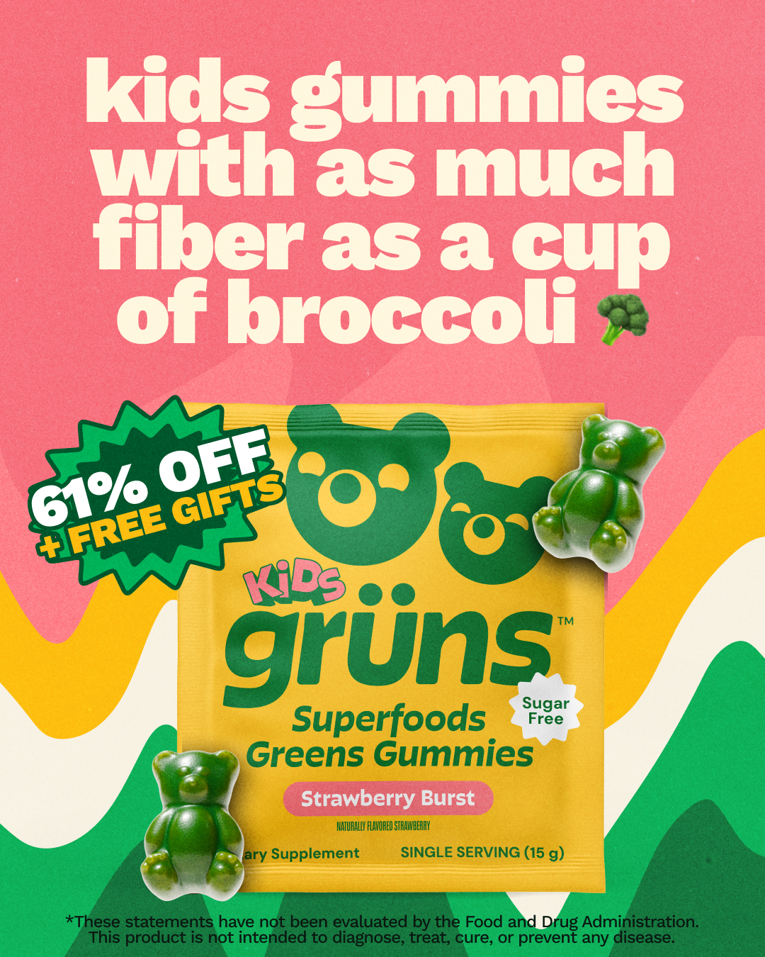 Grüns Kids Facebook ad