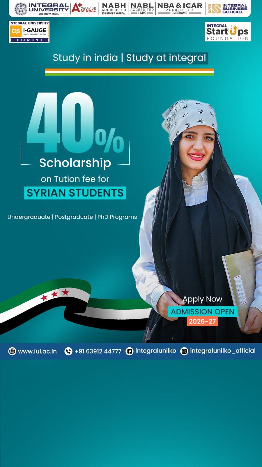 Integral University Facebook ad