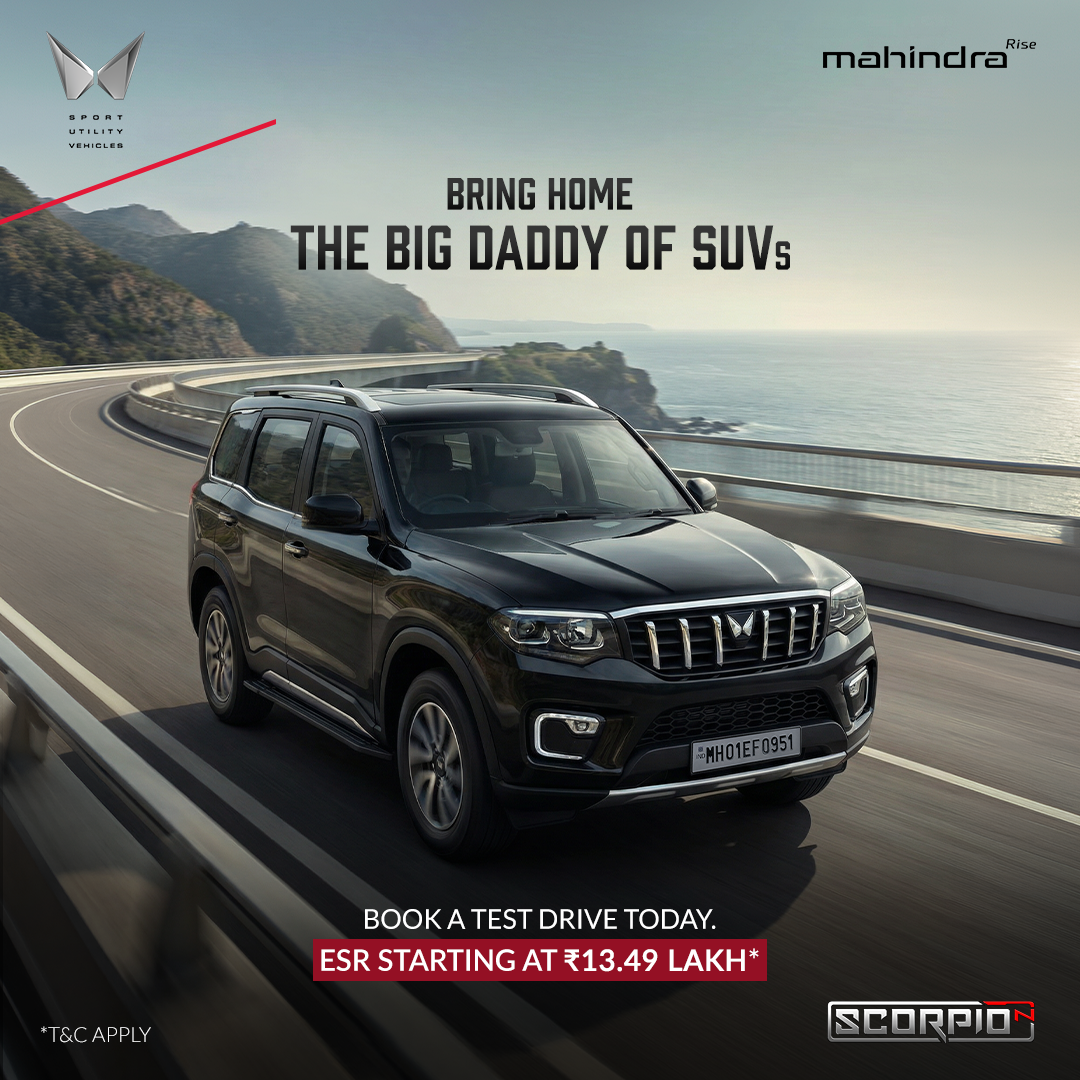 Mahindra Scorpio Facebook ad
