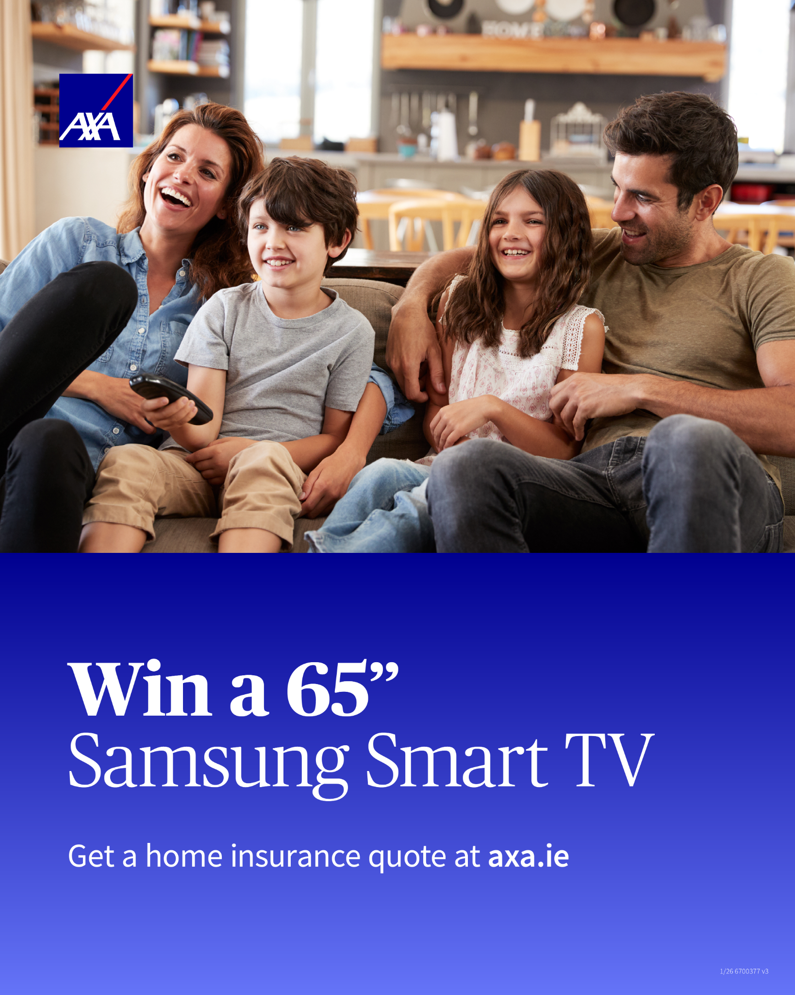AXA Ireland Facebook ad: AXA Home Insurance