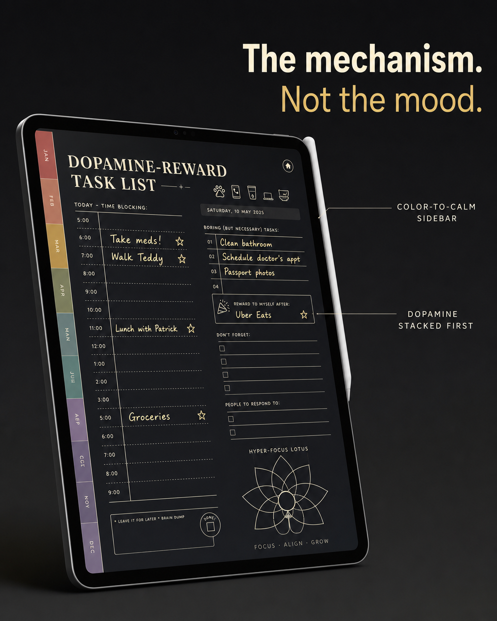 Glowee Facebook ad: Built for ADHD. Not against it.