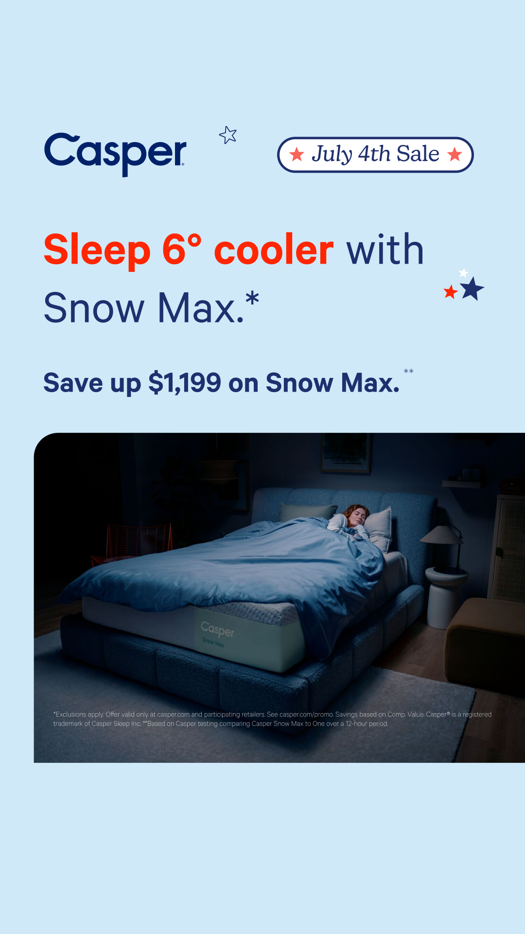 Casper Facebook ad