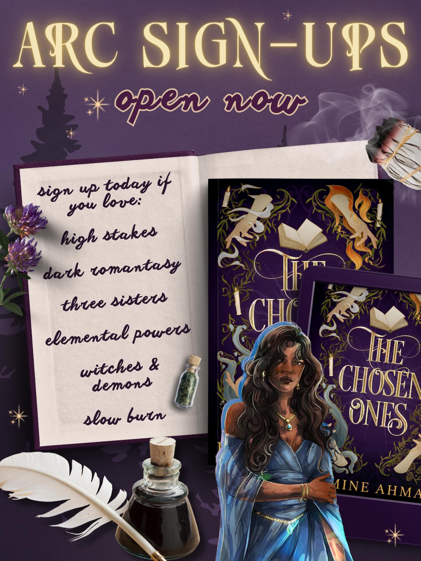 Authorjasmineahmad Facebook ad: ARC SIGN UPS ARE OPEN