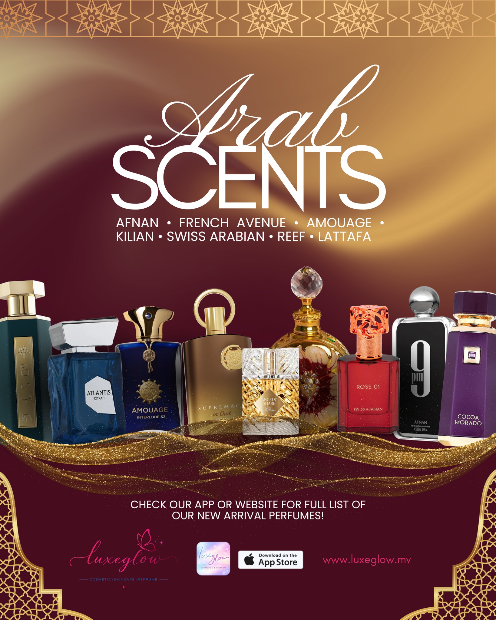 Luxe Glow Facebook ad