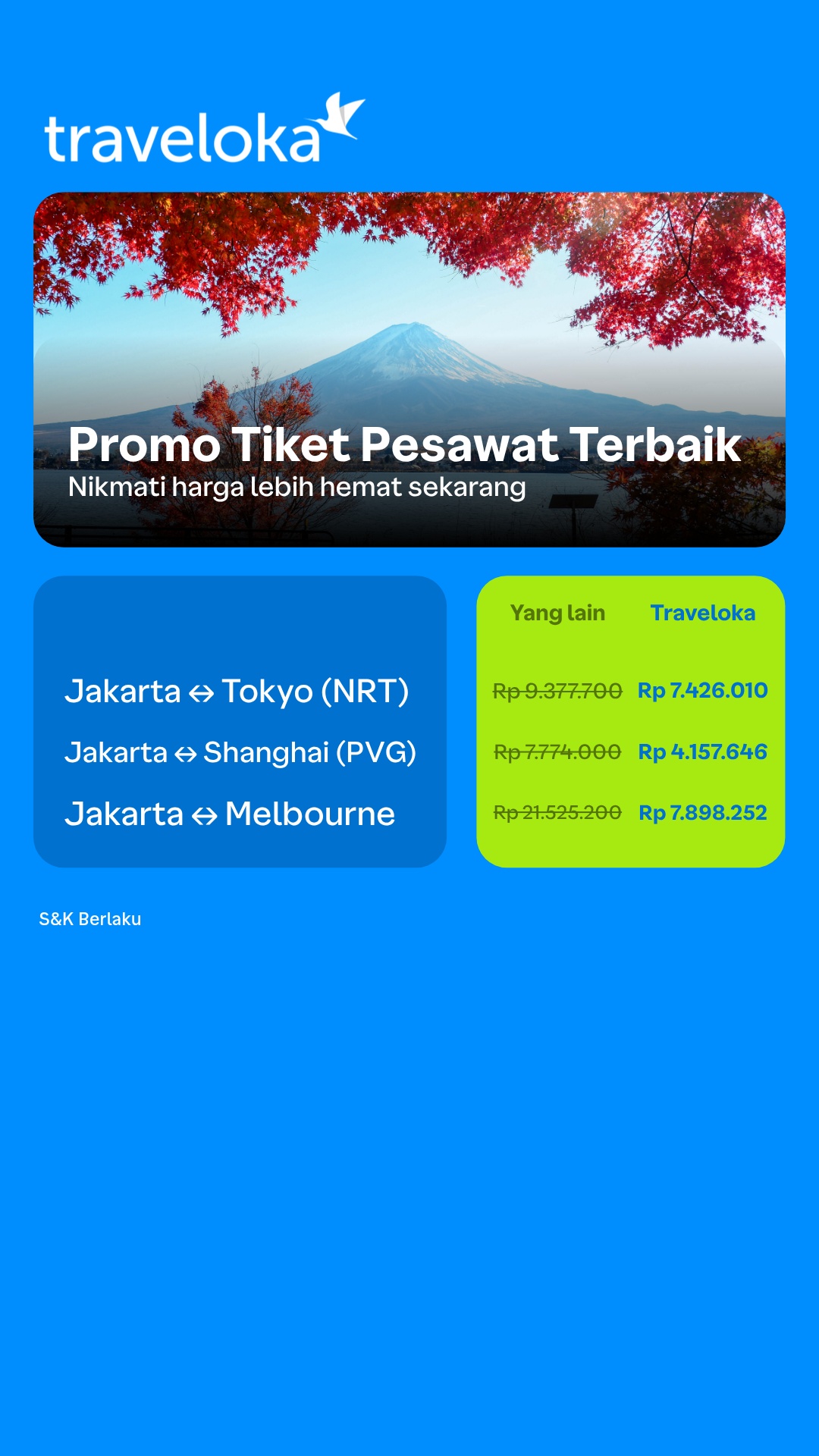 Traveloka Indonesia Facebook ad