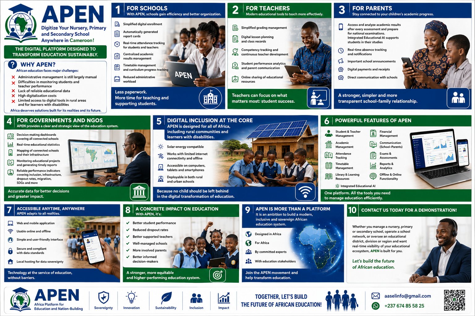 Apen 'African Platform for Education and Nation-Building Facebook ad