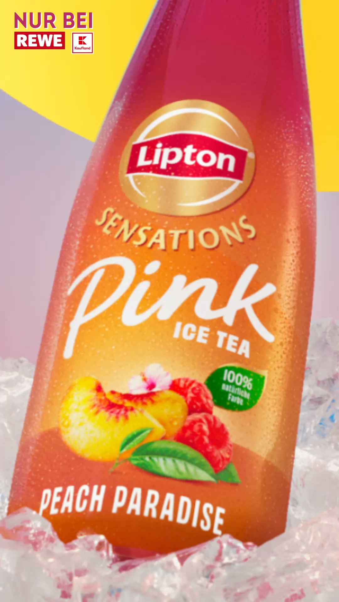 Lipton Ice Tea Facebook ad: NEU! JETZT PROBIEREN!