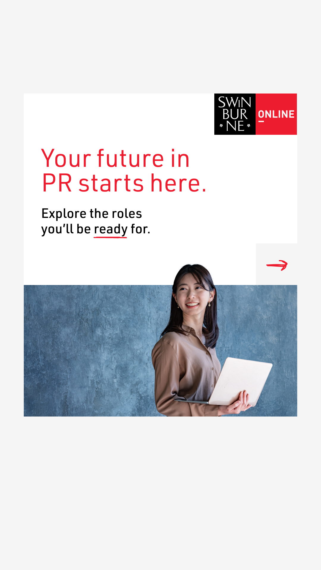 Swinburne Online Facebook ad
