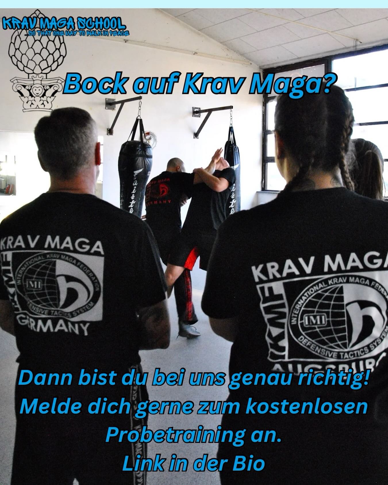 Krav Maga School Facebook ad: Probestunde für Erwachsene - Krav Maga School