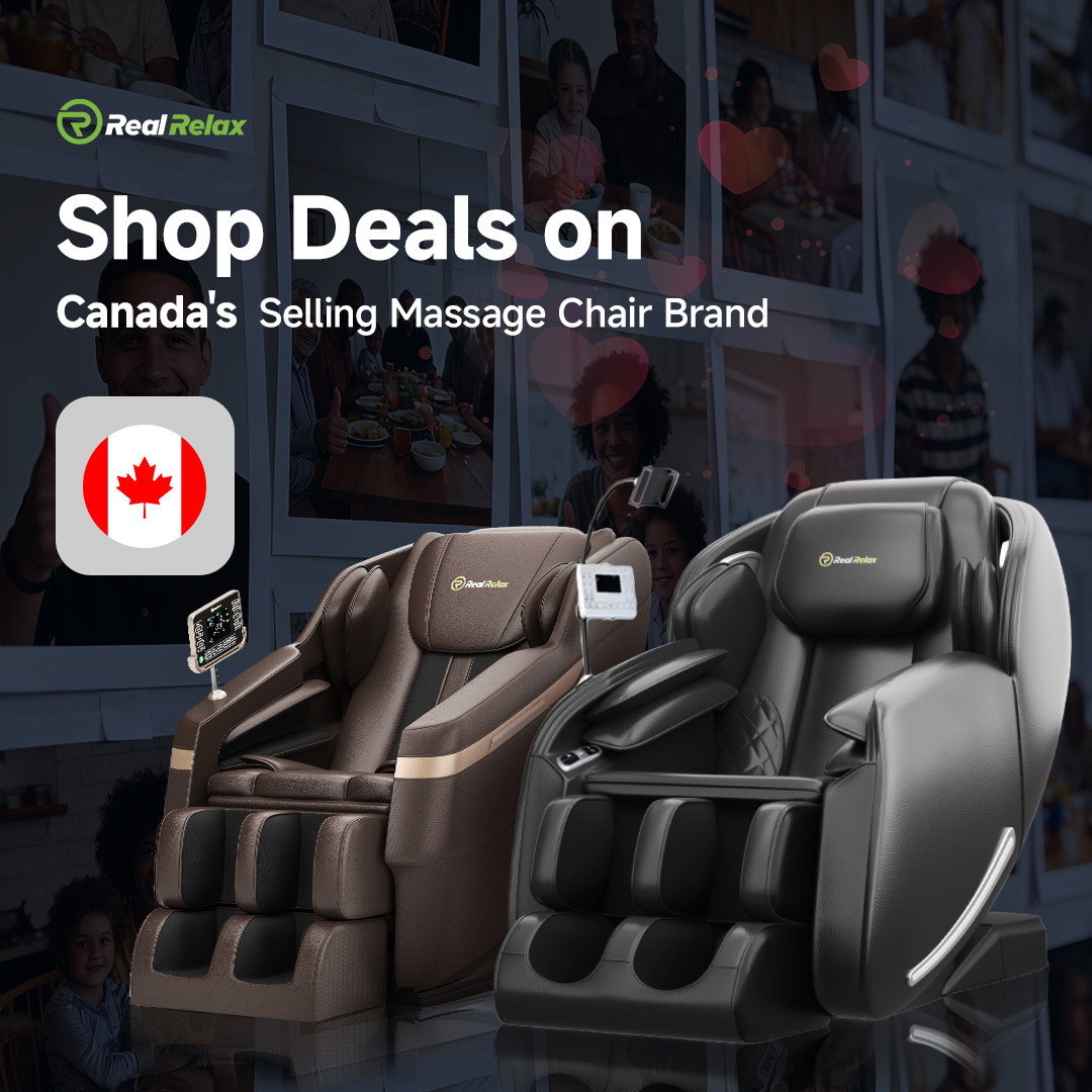 Realrelax Canada Facebook ad: Winter Comfort Upgrade Real Relax Massage