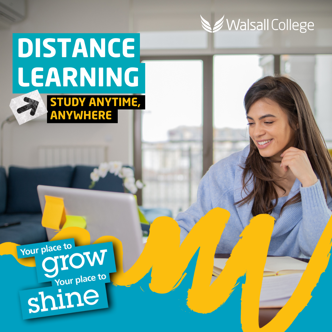 Walsall College Facebook ad: Looking to boost your career or learn something…