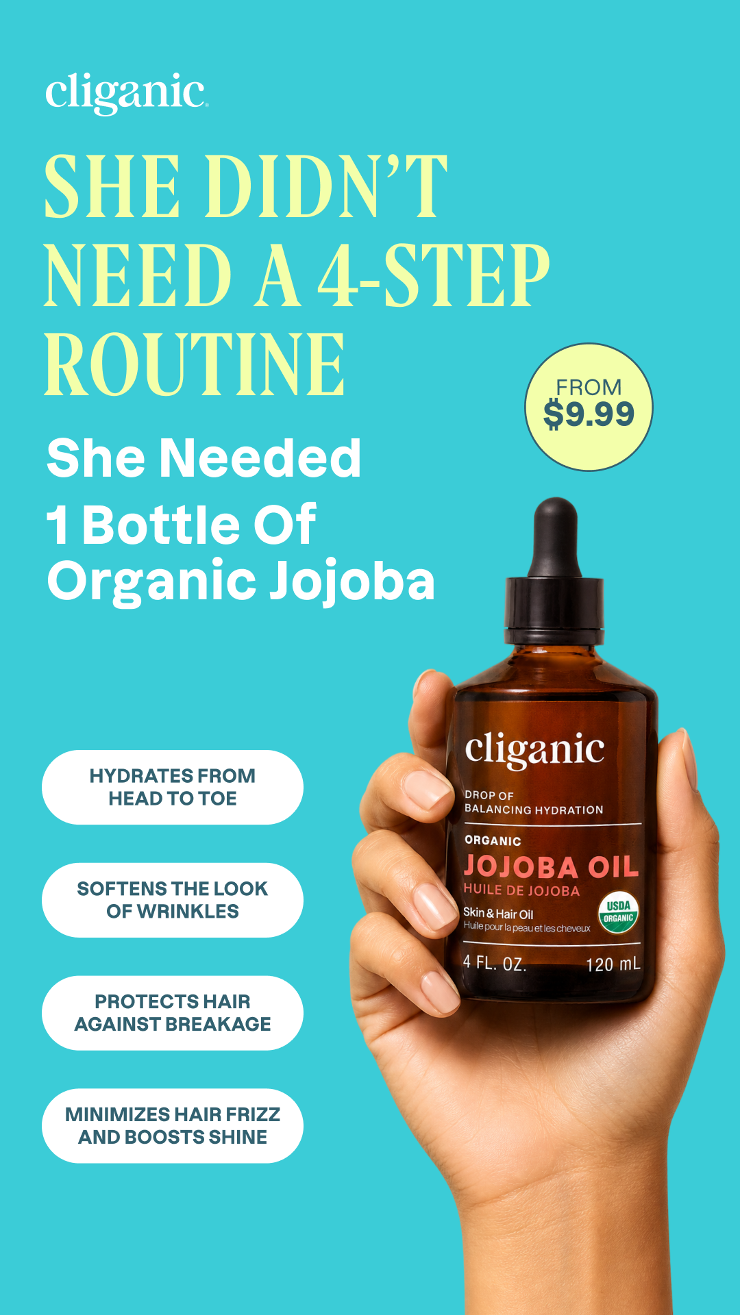Cliganic Facebook ad