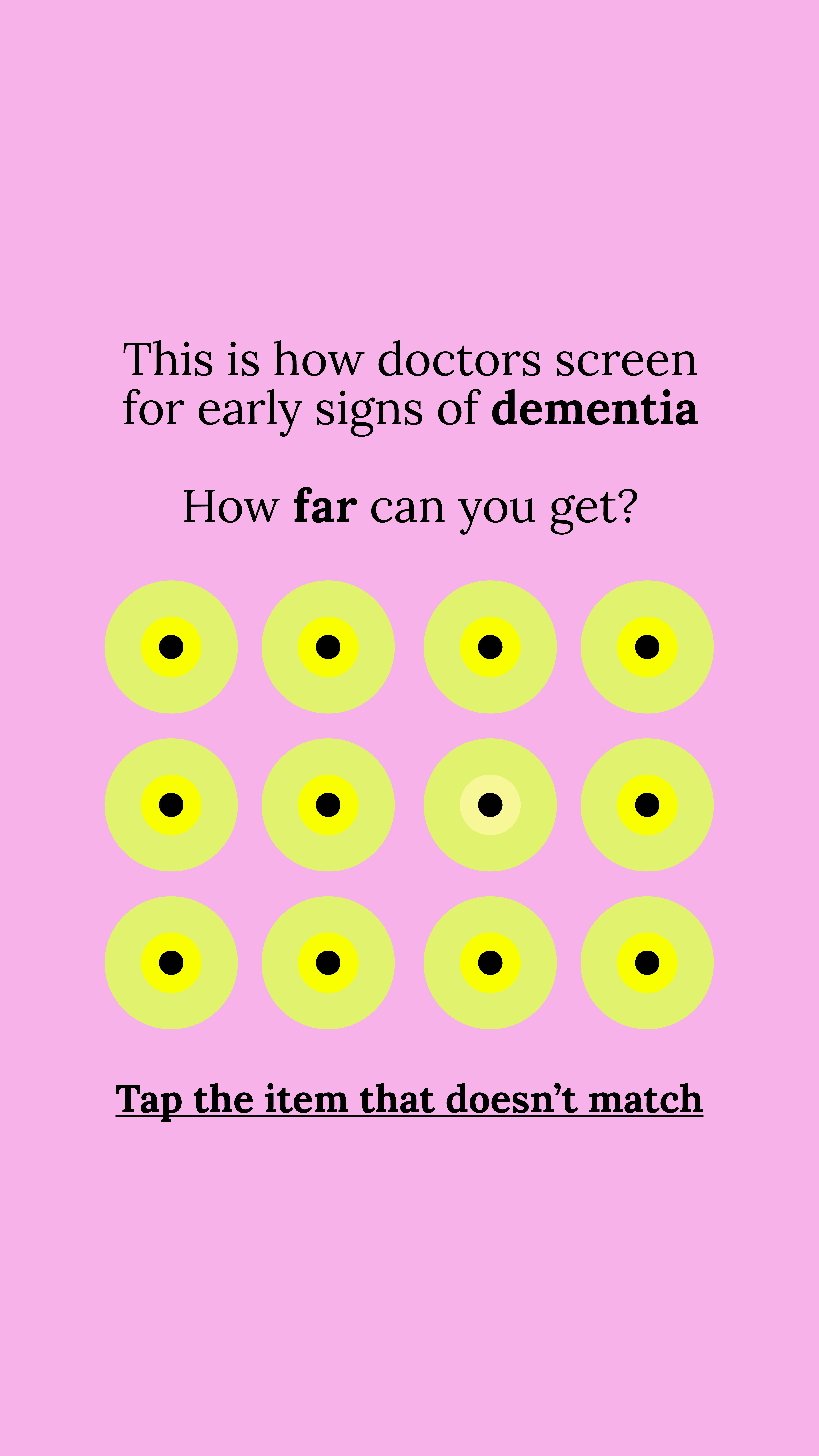 Brain Health Check Facebook ad