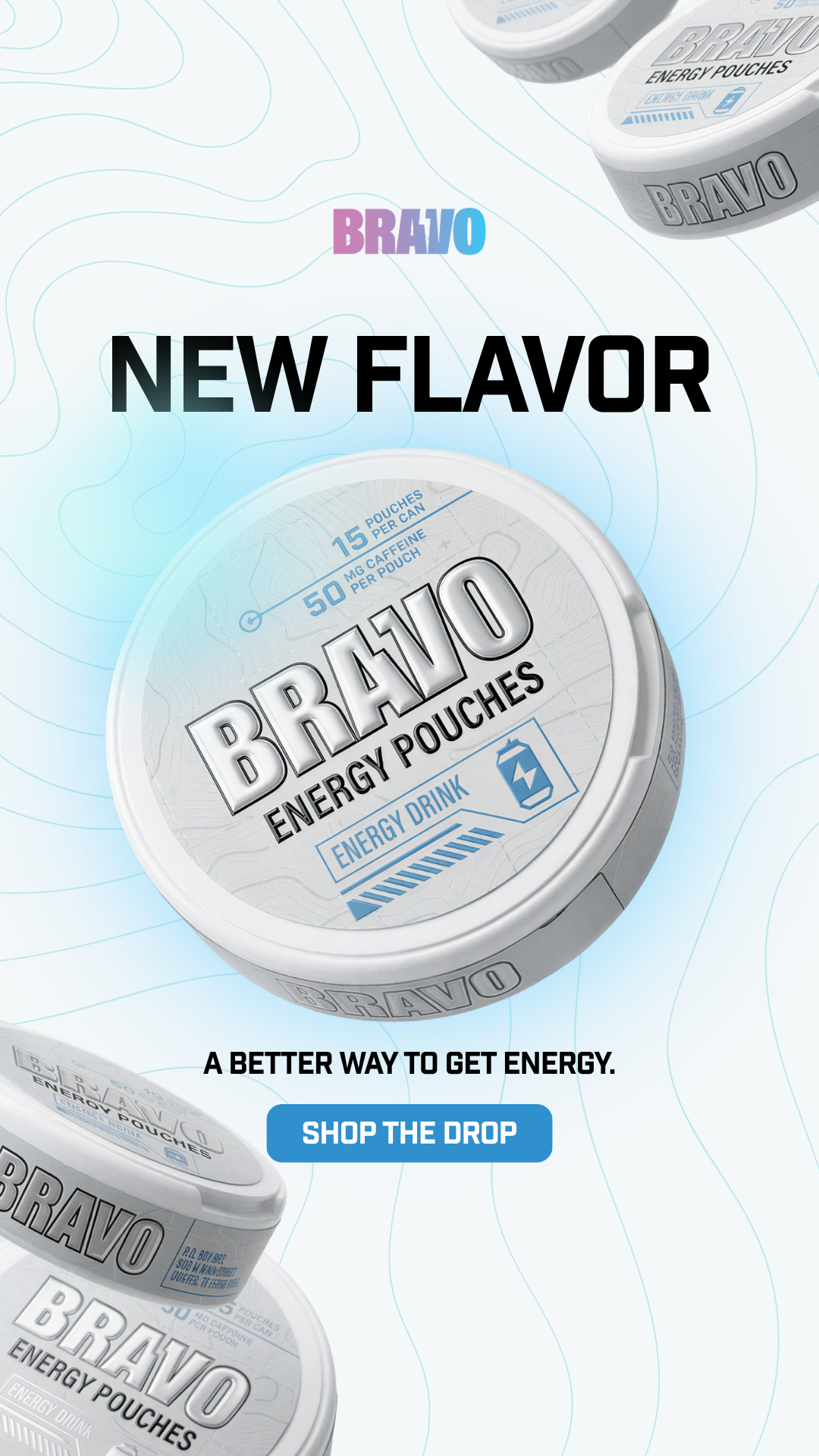 BRAVO Energy Pouches Facebook ad