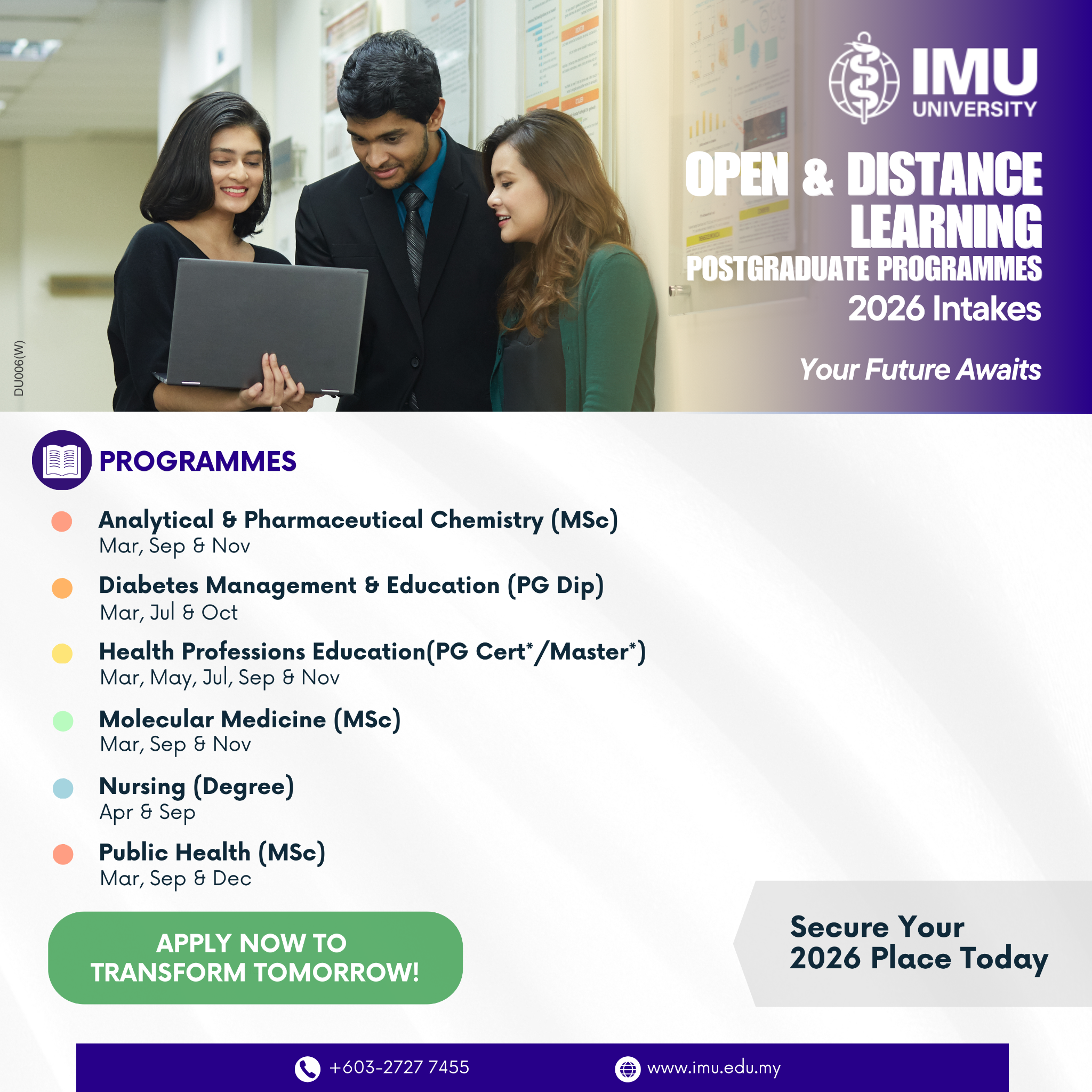 IMU University Facebook ad