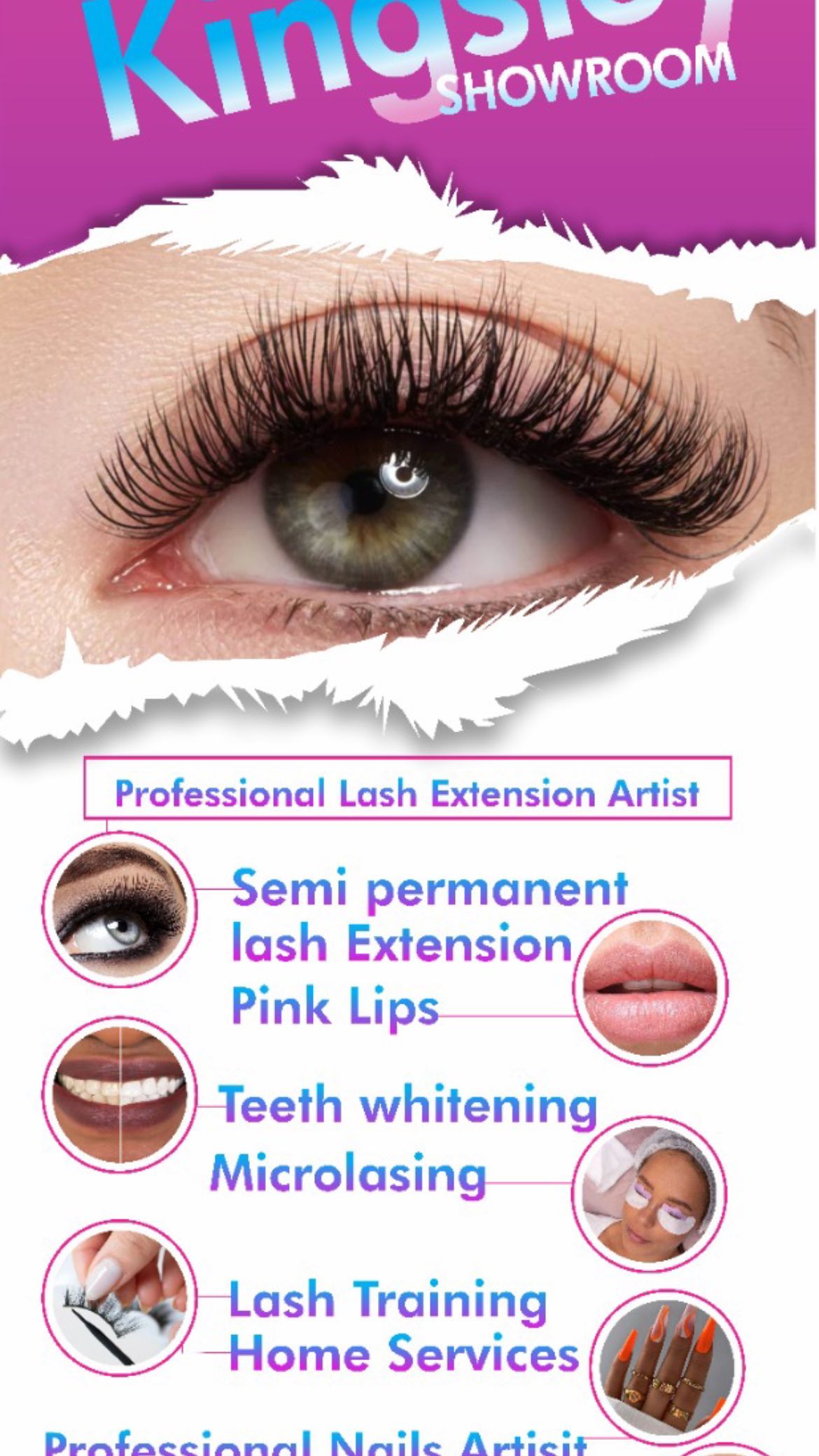 eyelashesbykingsley Facebook ad from Dec 3, 2023