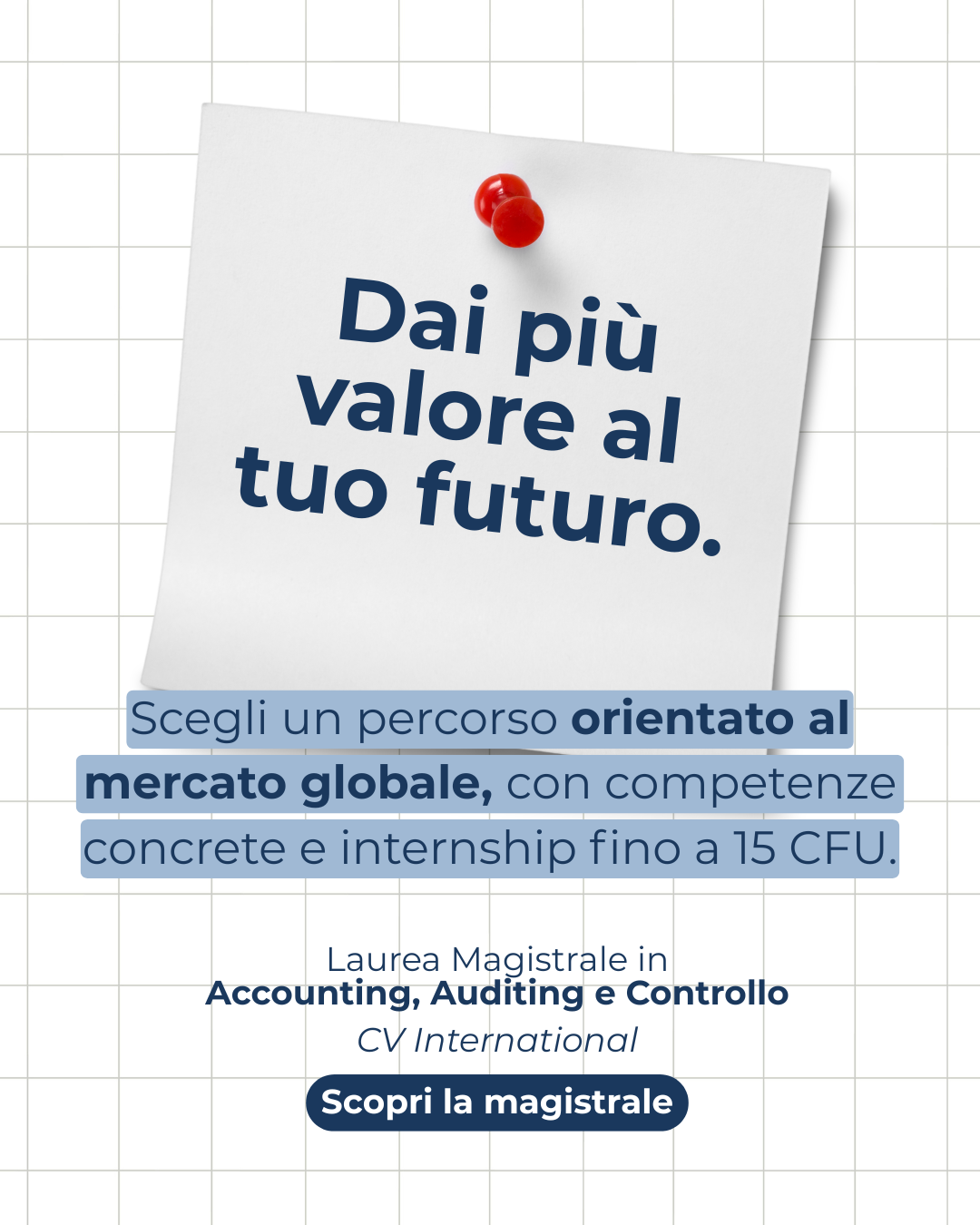 AACUnifi Facebook ad: Dopo la triennale hai due strade