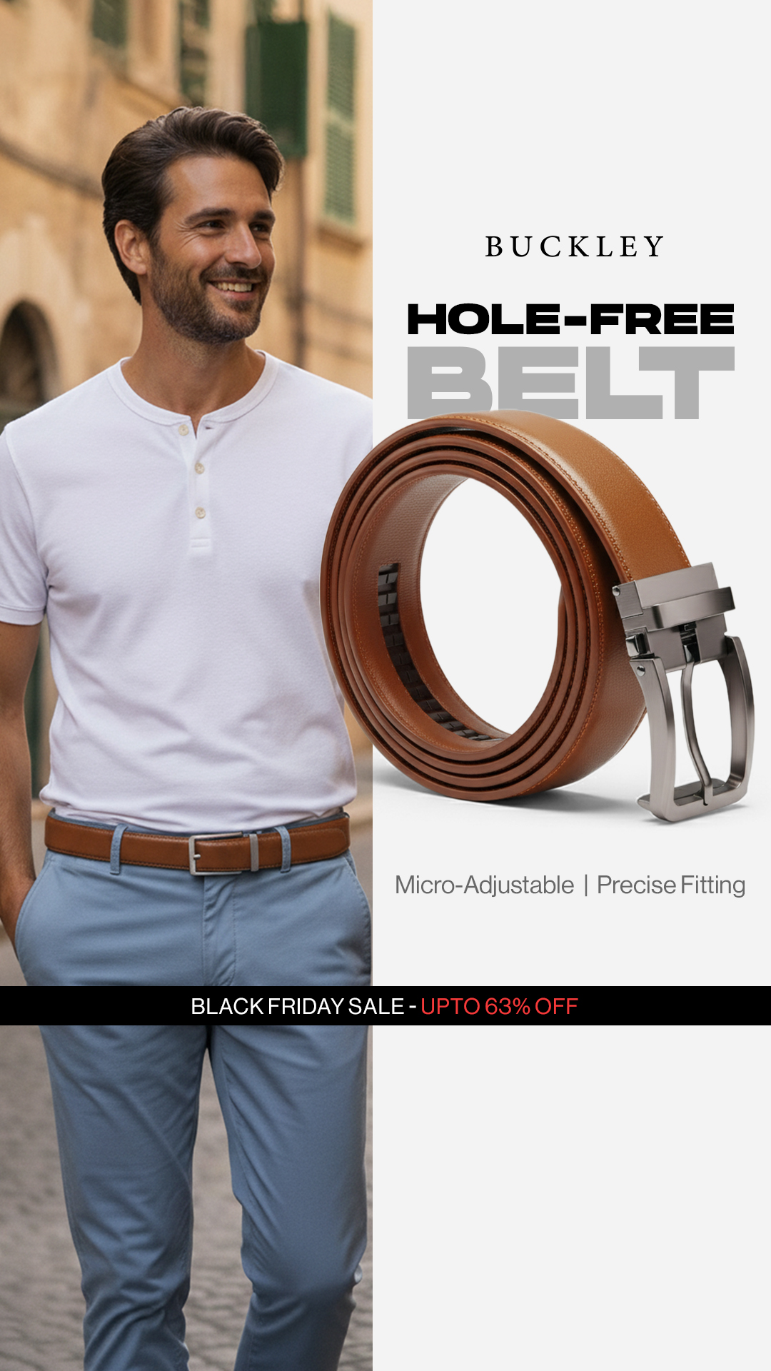 Buckley Belts Facebook ad