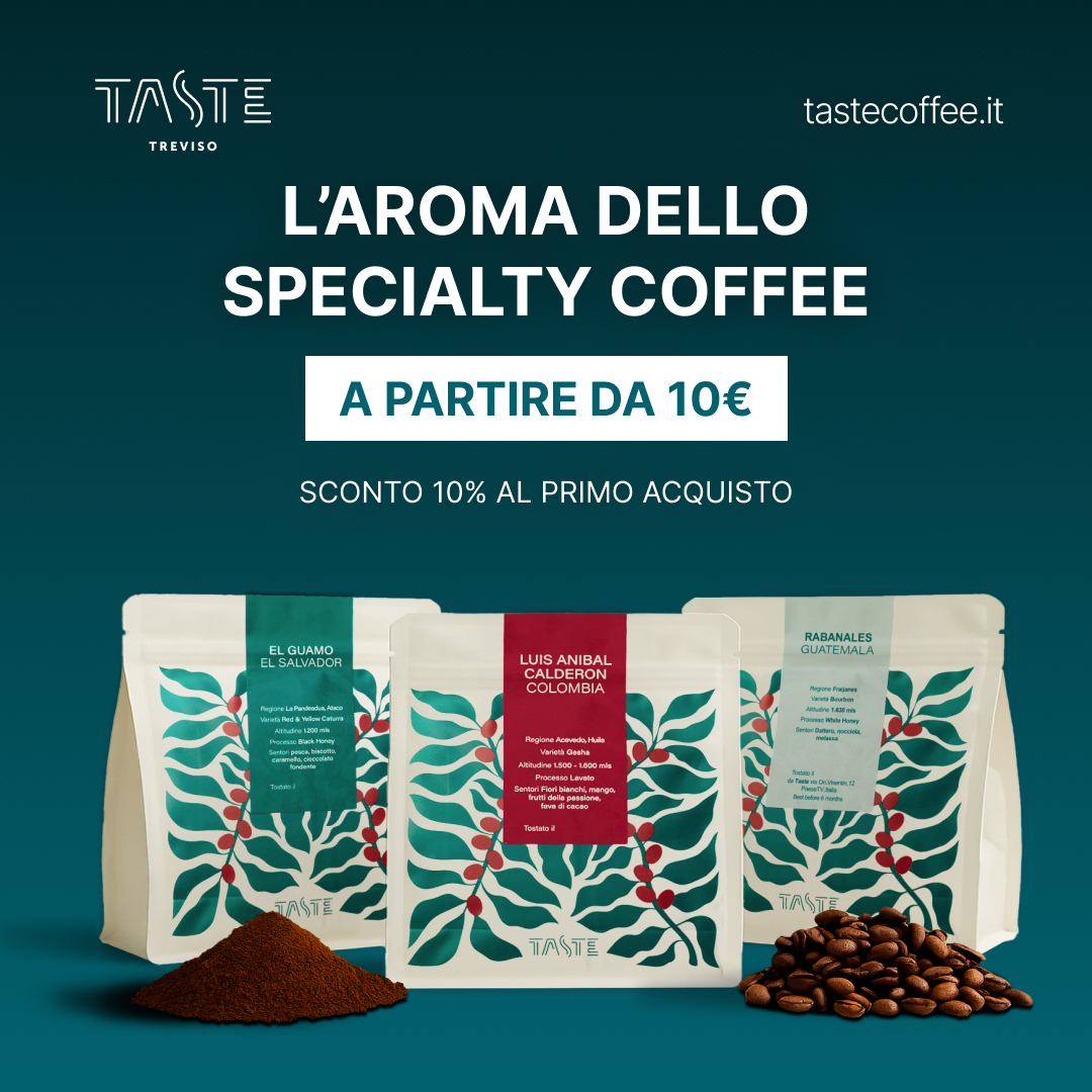 TASTE coffee & more Facebook ad: Vivi l'esperienza unica del nostro speciality coffee