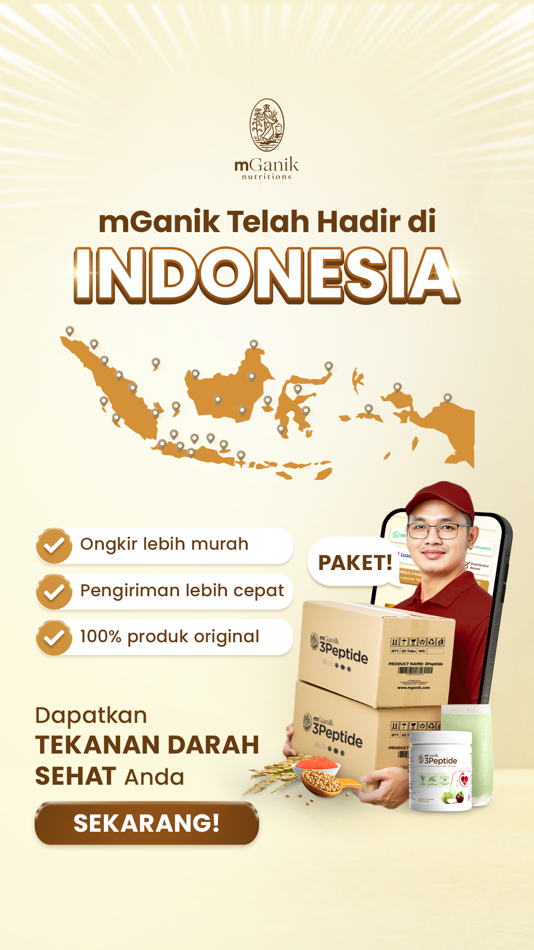 mGanik 3Peptide Beli Sekarang Facebook ad from Jul 3, 2026