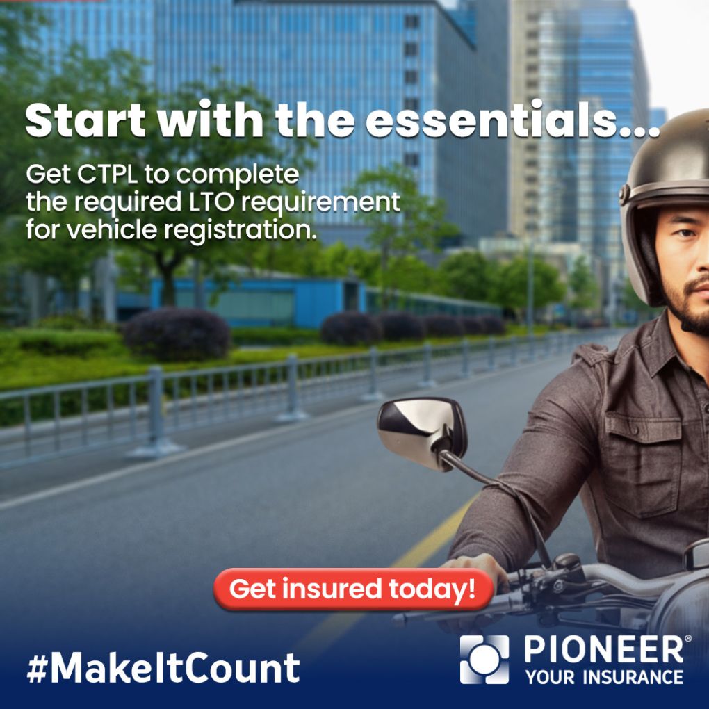 Pioneer InsureShop Facebook ad: Drive with financial protection that goes the distance.