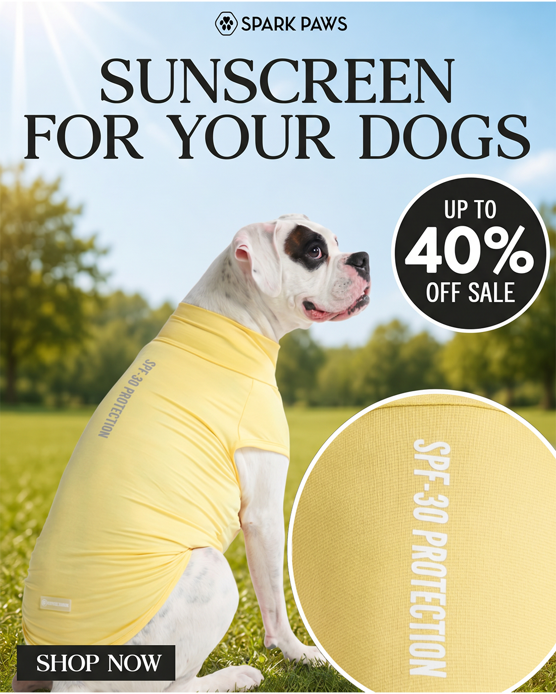 Spark Paws Facebook ad