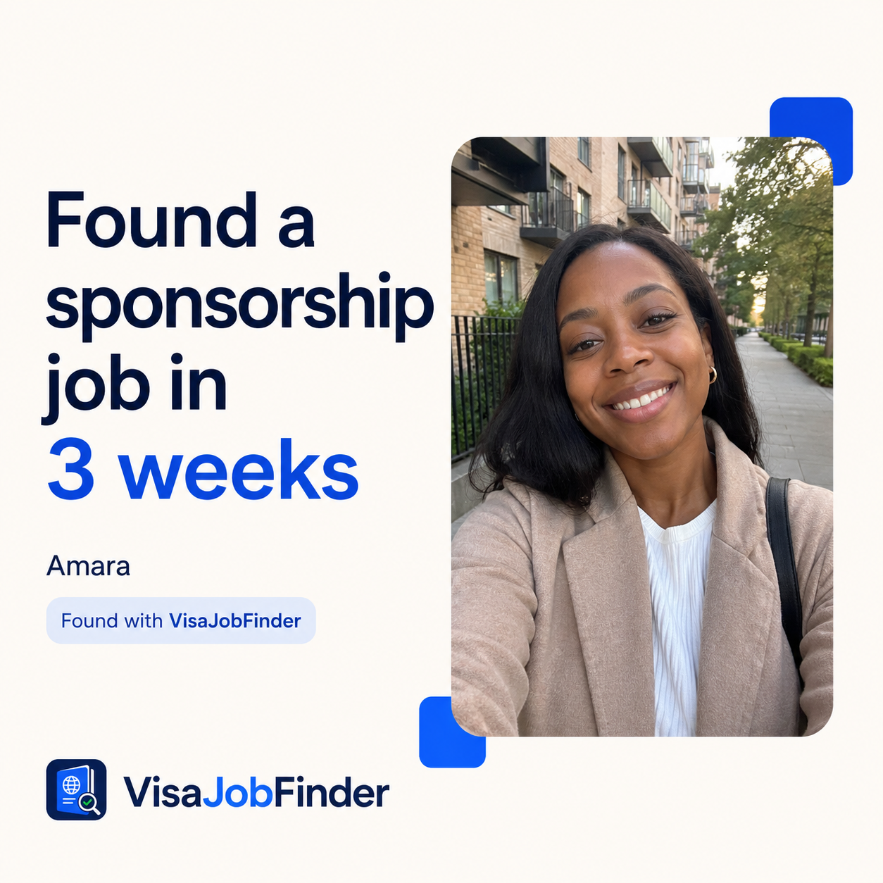Visa Job Finder Facebook ad