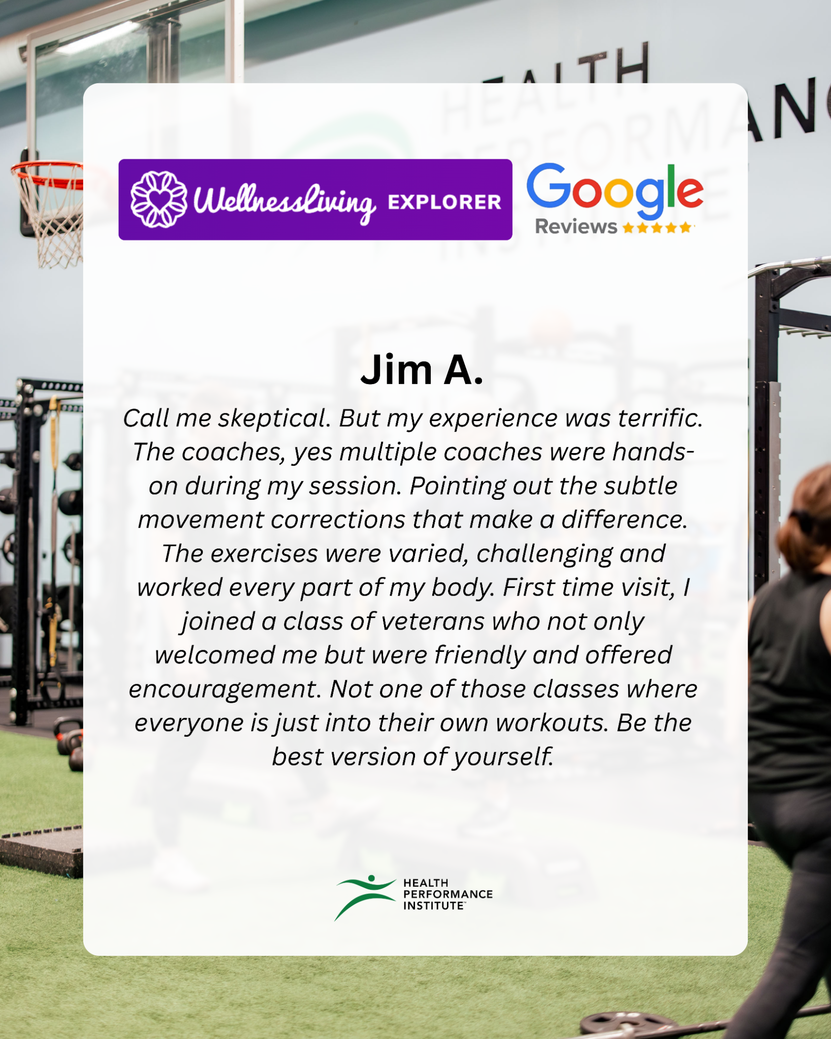 IBJI Health Performance Institute Facebook ad