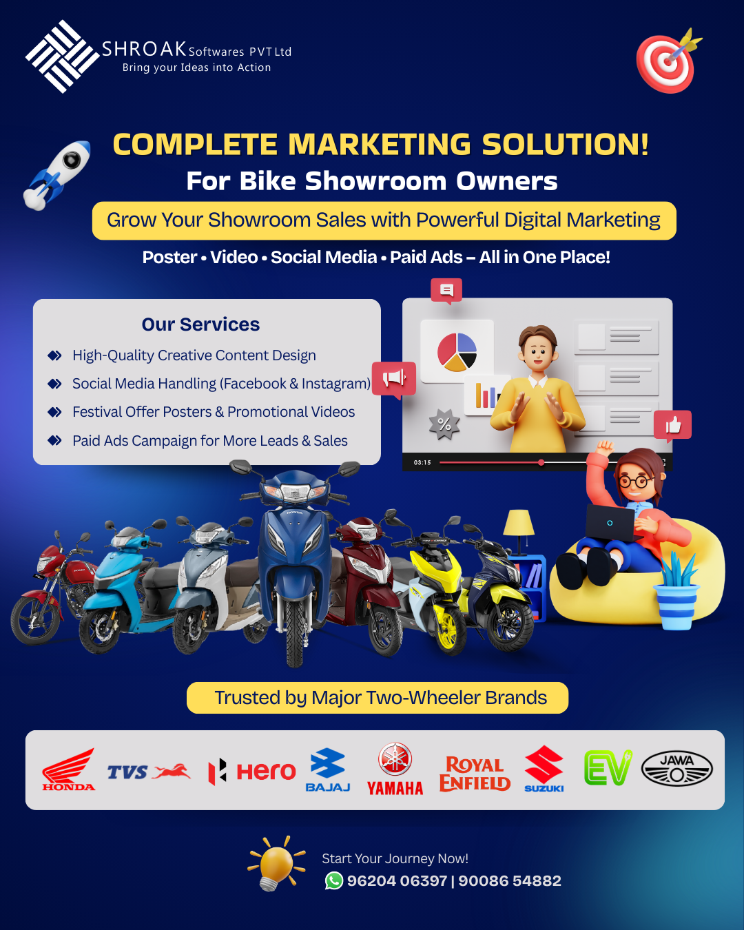 Shroak Softwares Private Limited Facebook ad: Boost your showroom sales with result-driven digital…