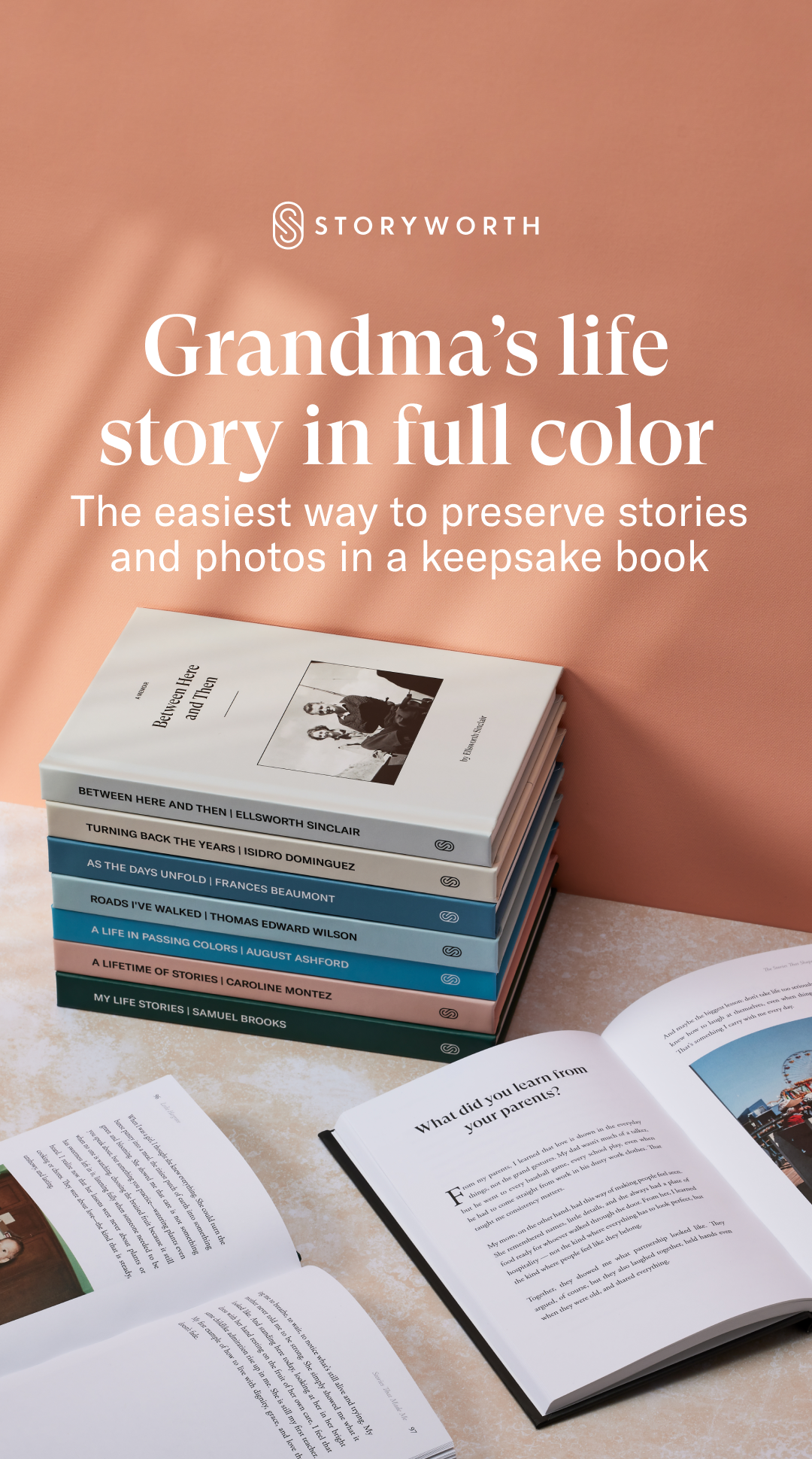 Storyworth Facebook ad