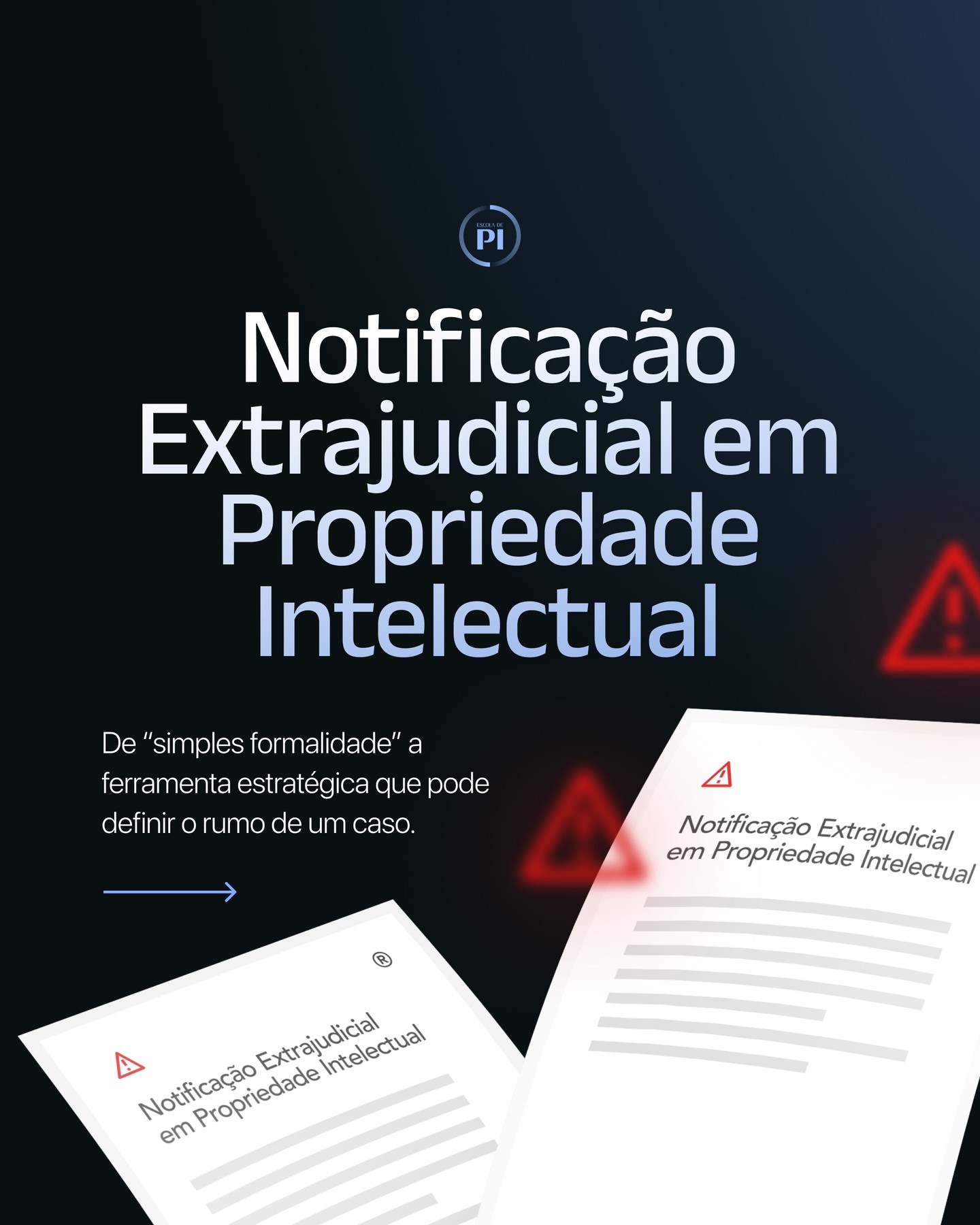 Escola de Propriedade Intelectual Facebook ad: Dissuadir, negociar, provar e preparar.
