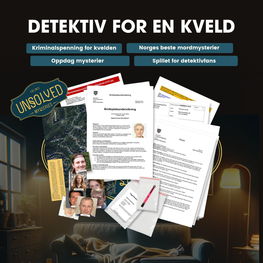 ARKIV by Unsolved - Mordgåter å løse hjemme Facebook ad