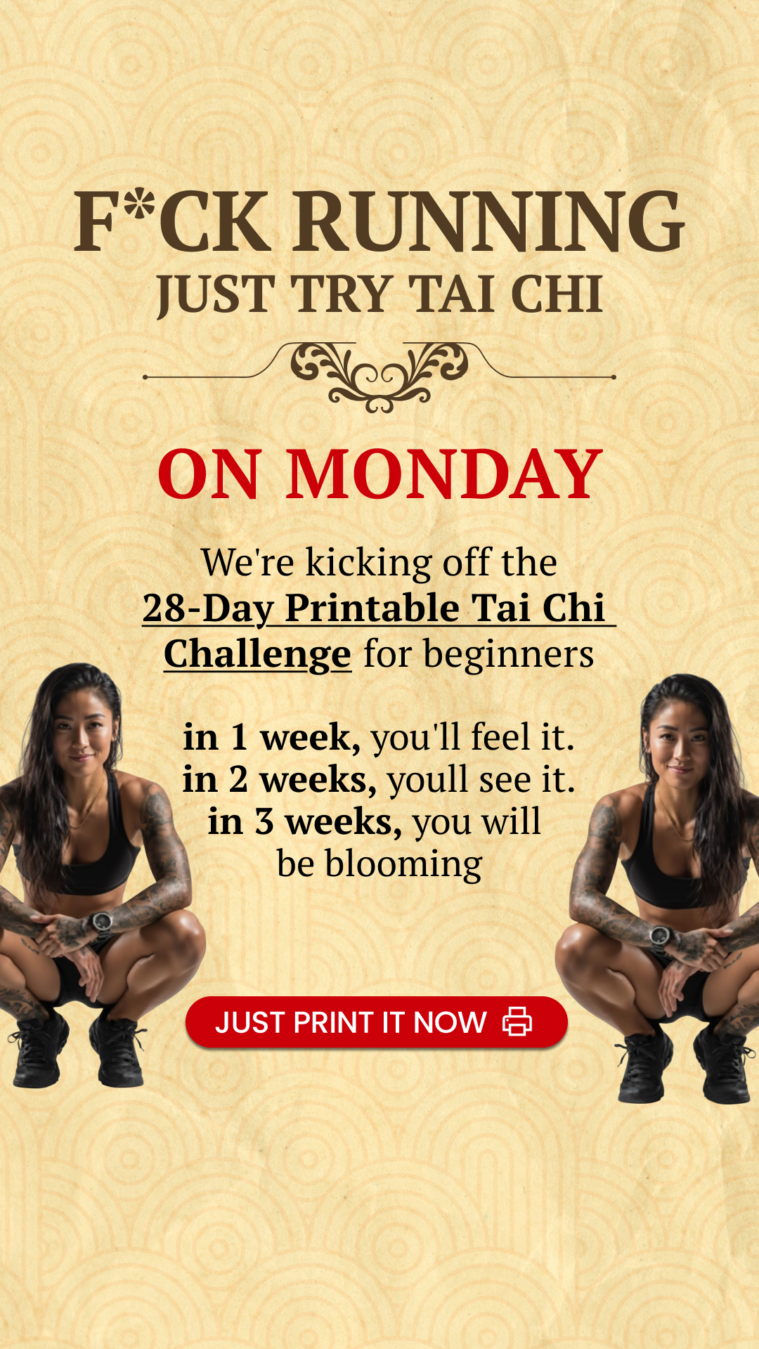 28 Days Challenges Facebook ad from Feb 27, 2026