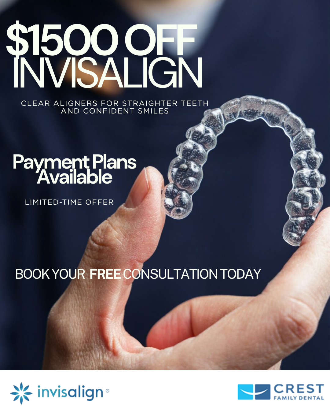 Crest Family Dental Facebook ad