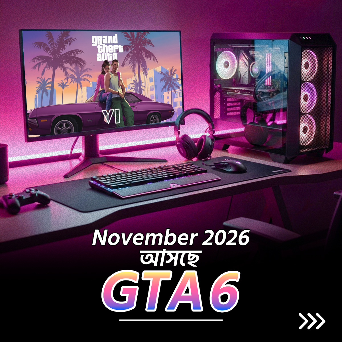 bKash Limited Facebook ad: Mission: GTA 6.