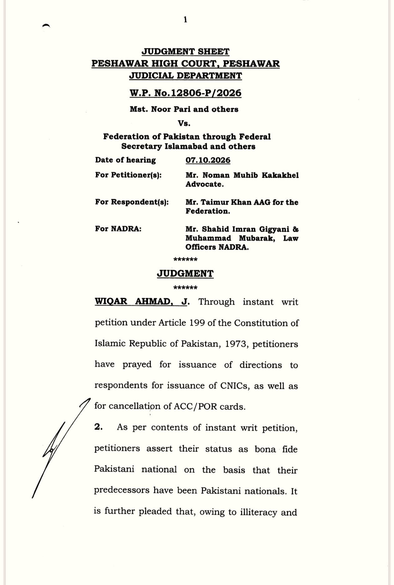 Nouman Muhib Kakakhel - Lawyer & Legal Consultant Facebook ad: شناختی کارڈ کے اجراء، افغان کارڈز کی منسوخی…