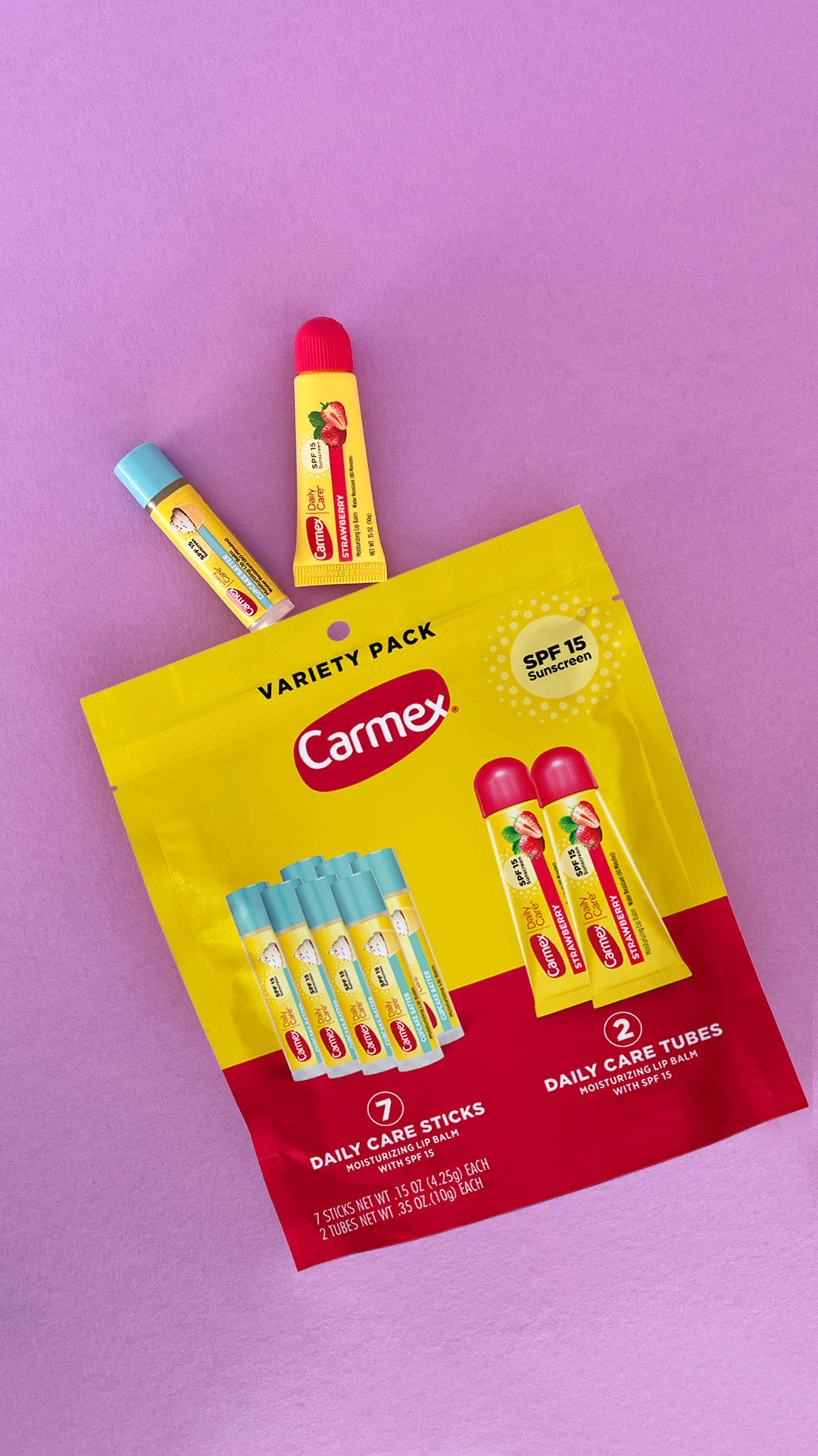 Carmex Facebook ad from Dec 3, 2025