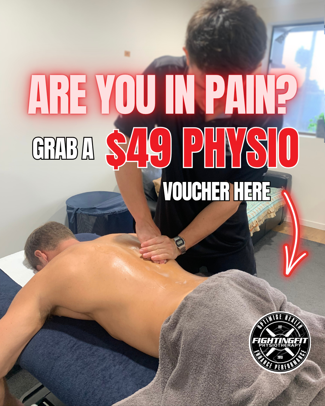 Fighting Fit Physiotherapy Facebook ad