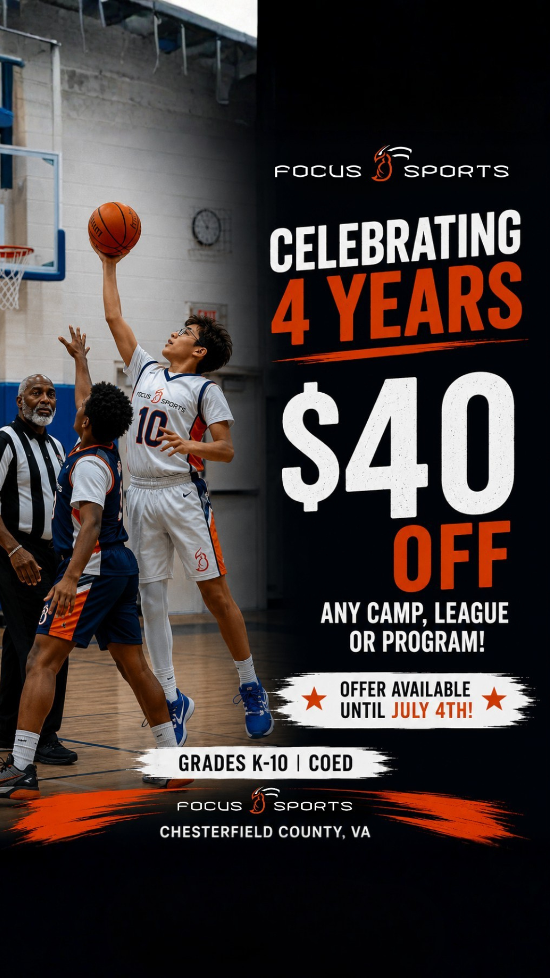 Focus Sports Facebook ad