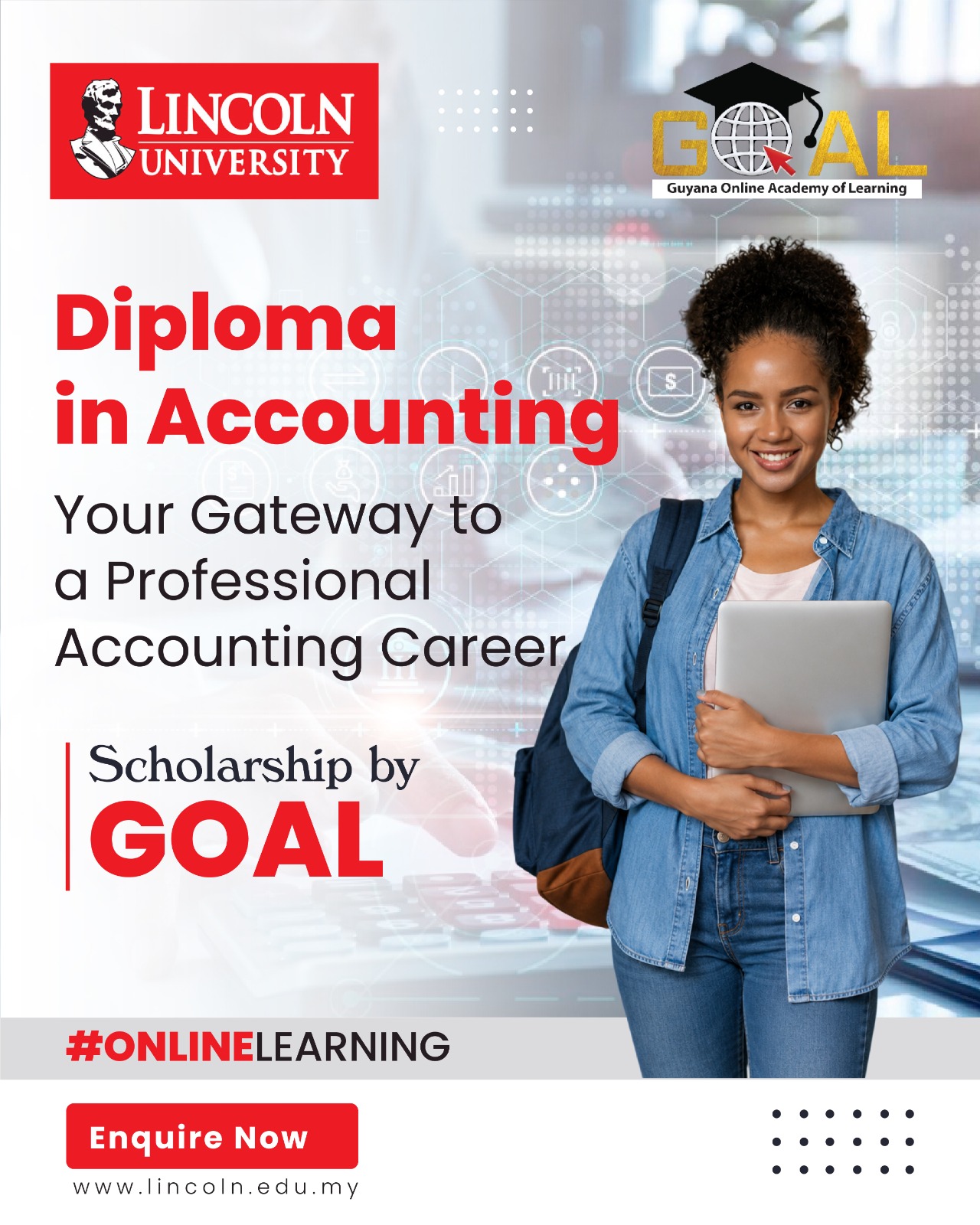 Lincoln University College-ODL Facebook ad