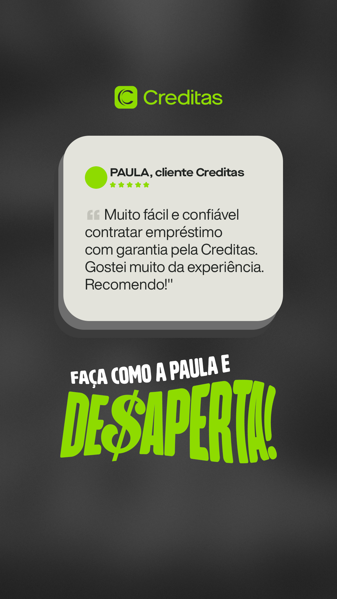 Creditas Facebook ad