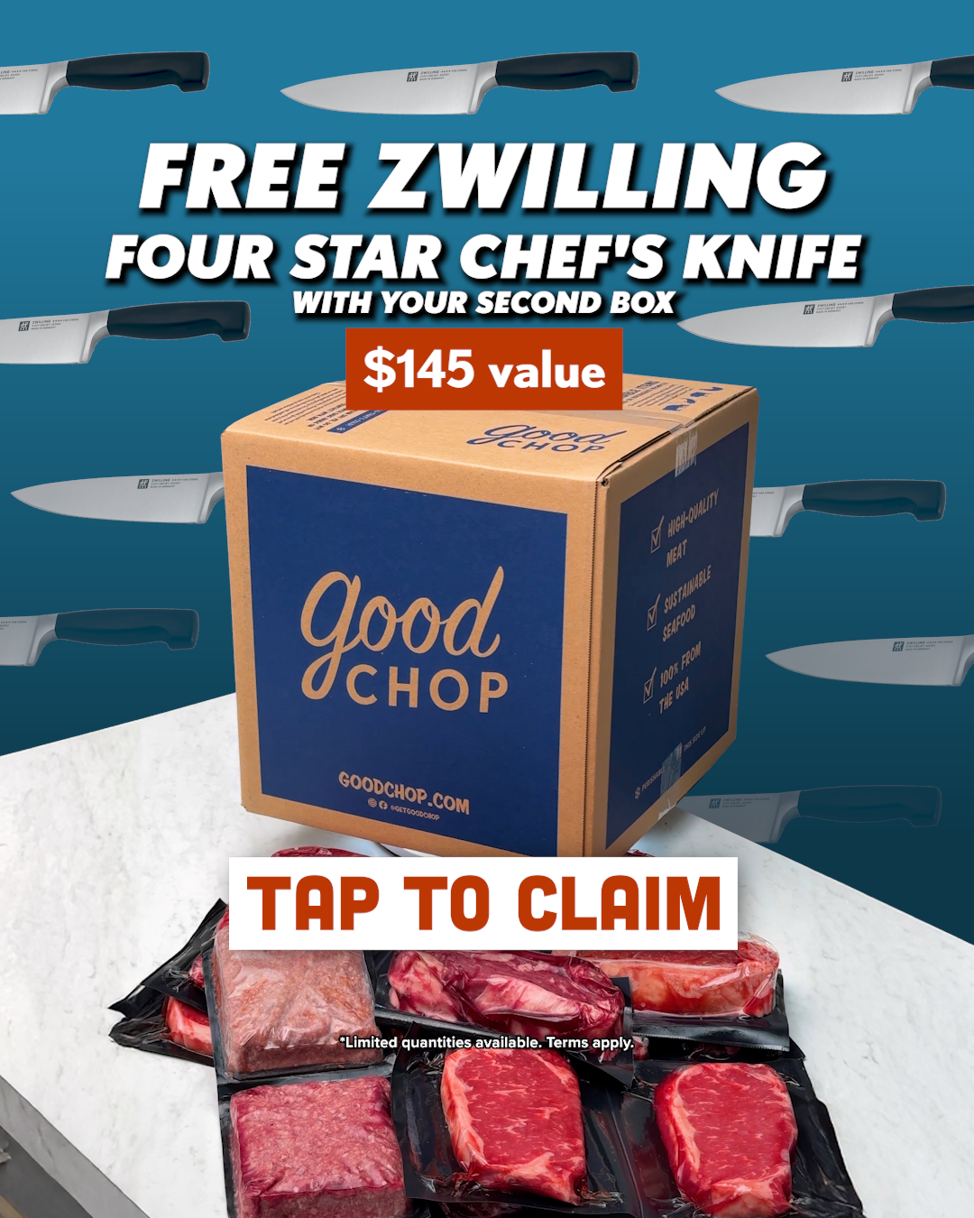 GoodChop Facebook ad