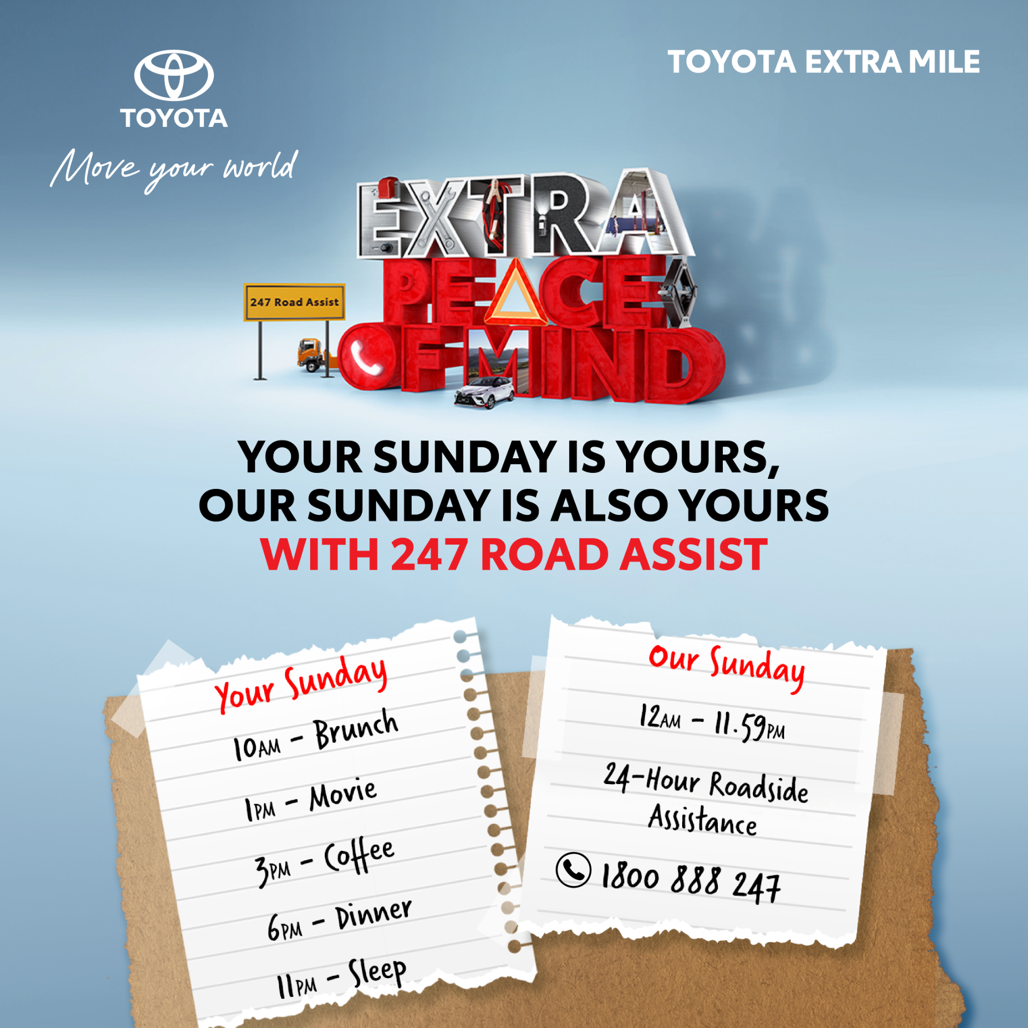 Toyota Malaysia Facebook ad: Extra Peace Of Mind