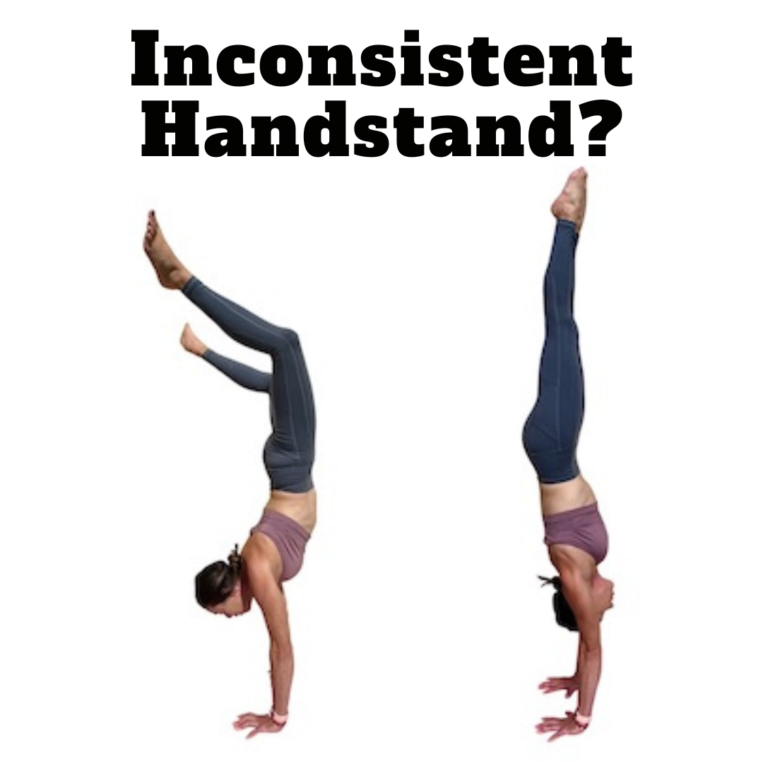 Ellavate Yoga Facebook ad: Inconsistent Handstand? Fix It.