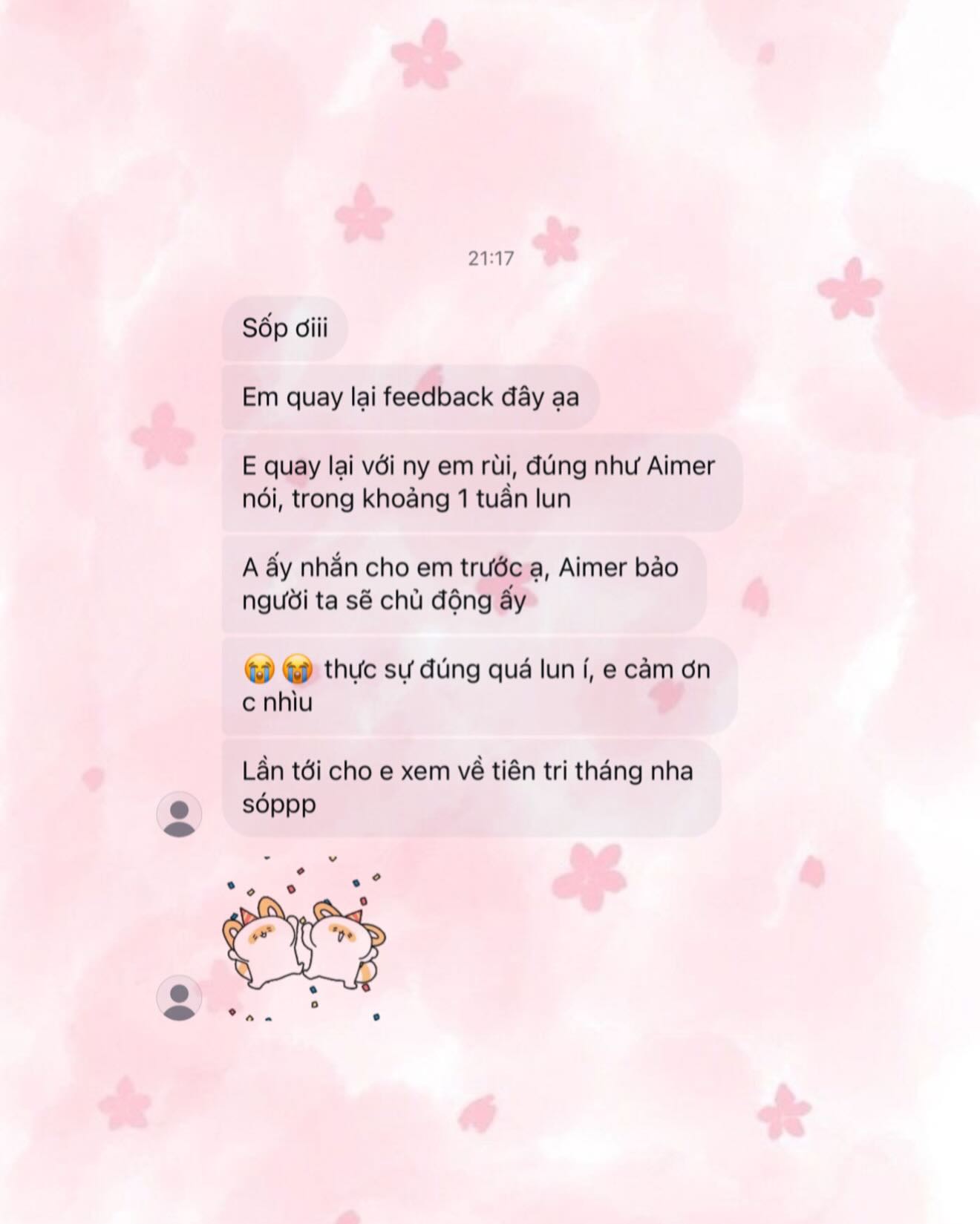 Aimer tarot corner Facebook ad: Chia tay… liệu đã thật sự là kết…