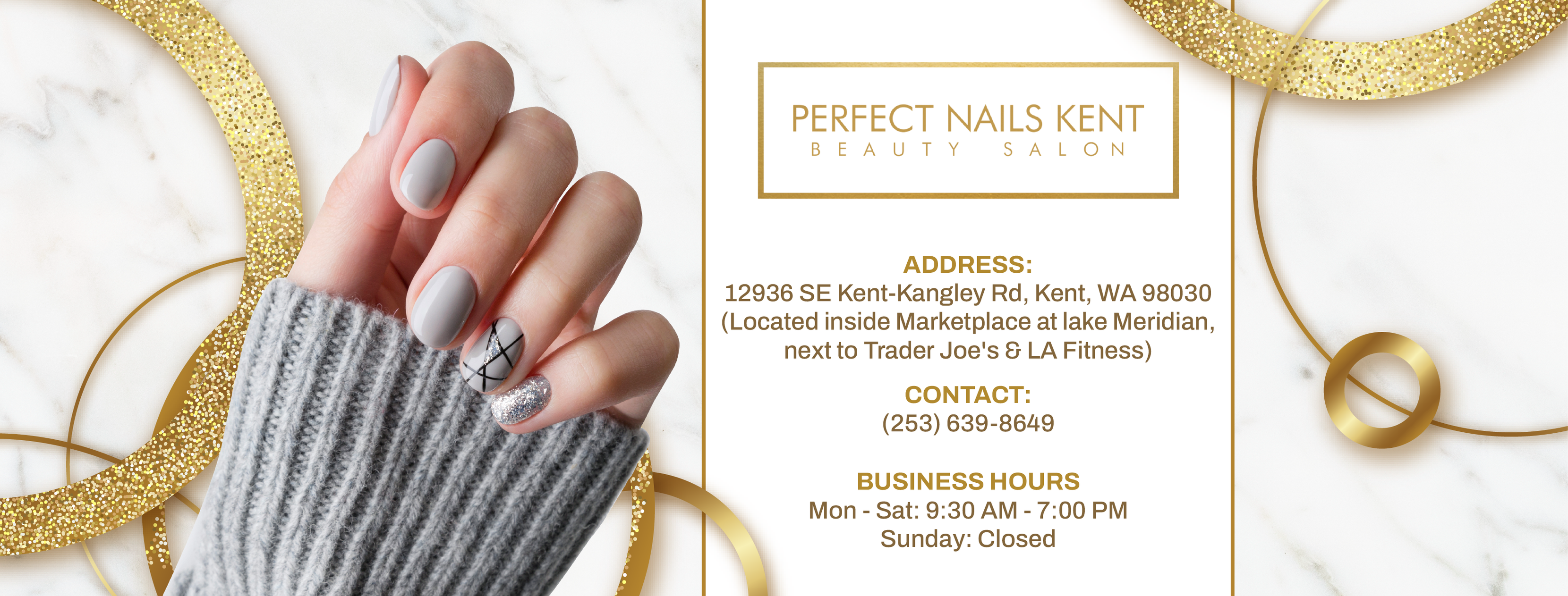 Perfect Nails Kent Facebook ad: Family owned & operated since 1992.