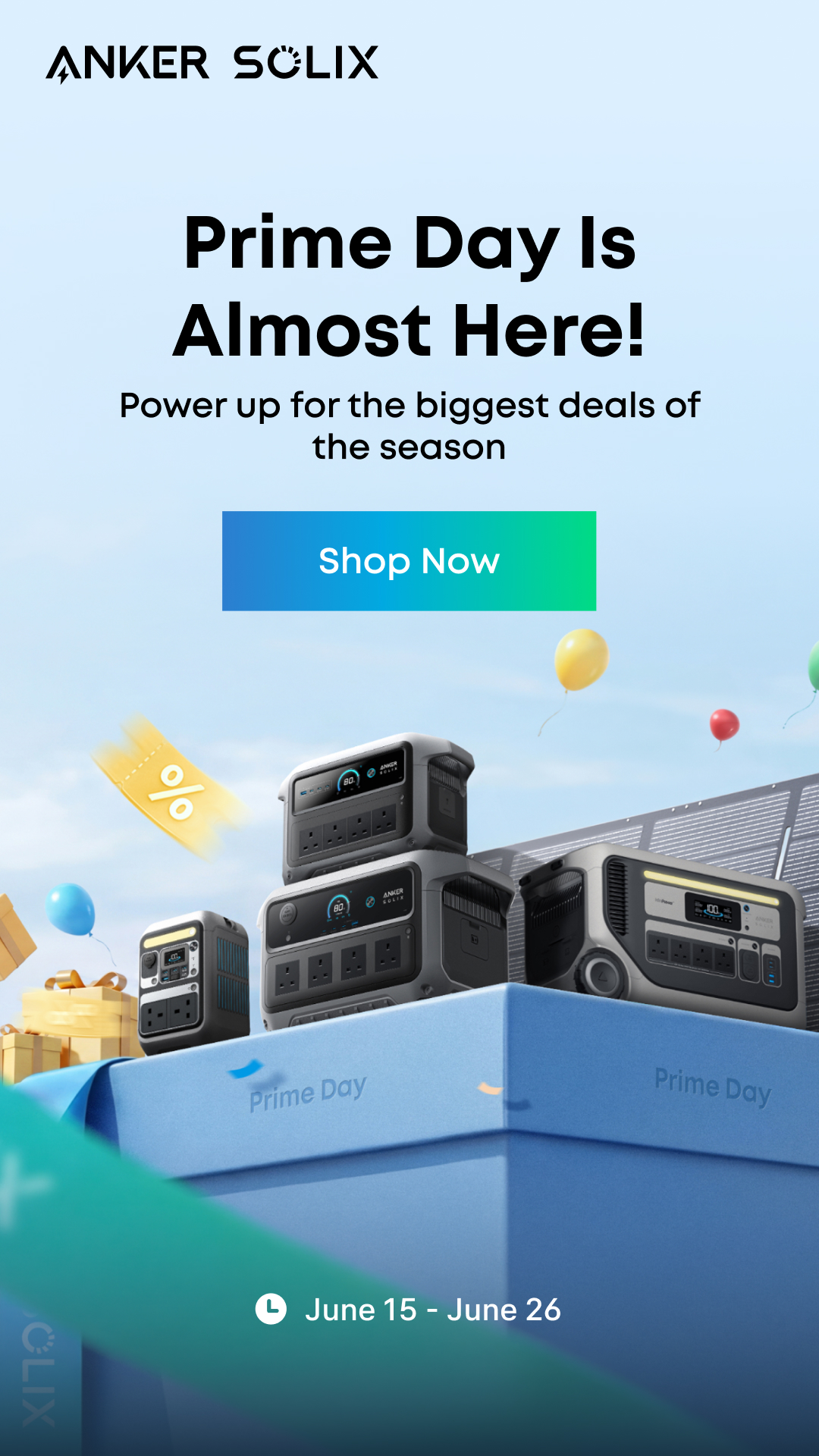 Anker SOLIX Facebook ad