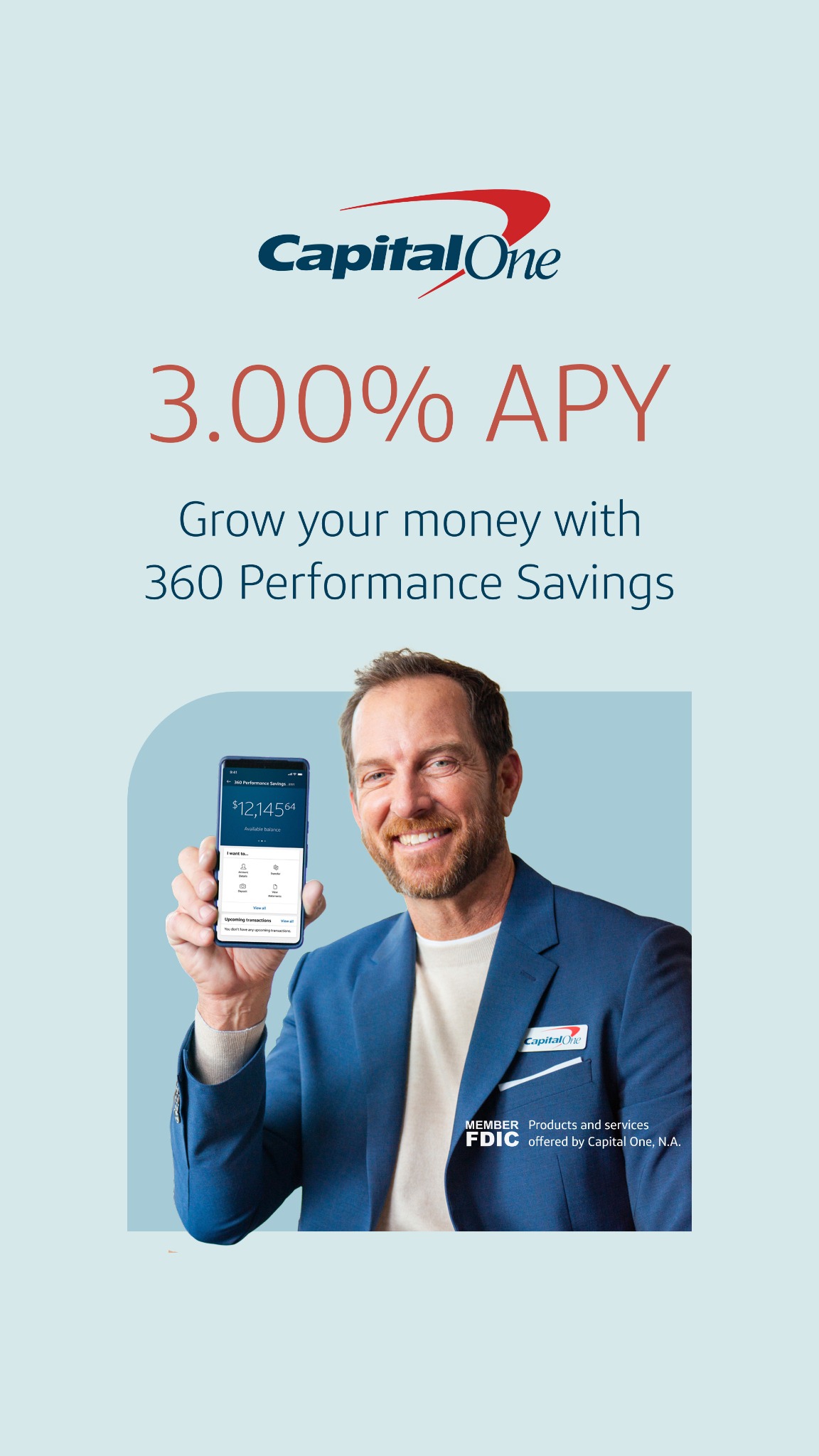 Capital One Facebook ad