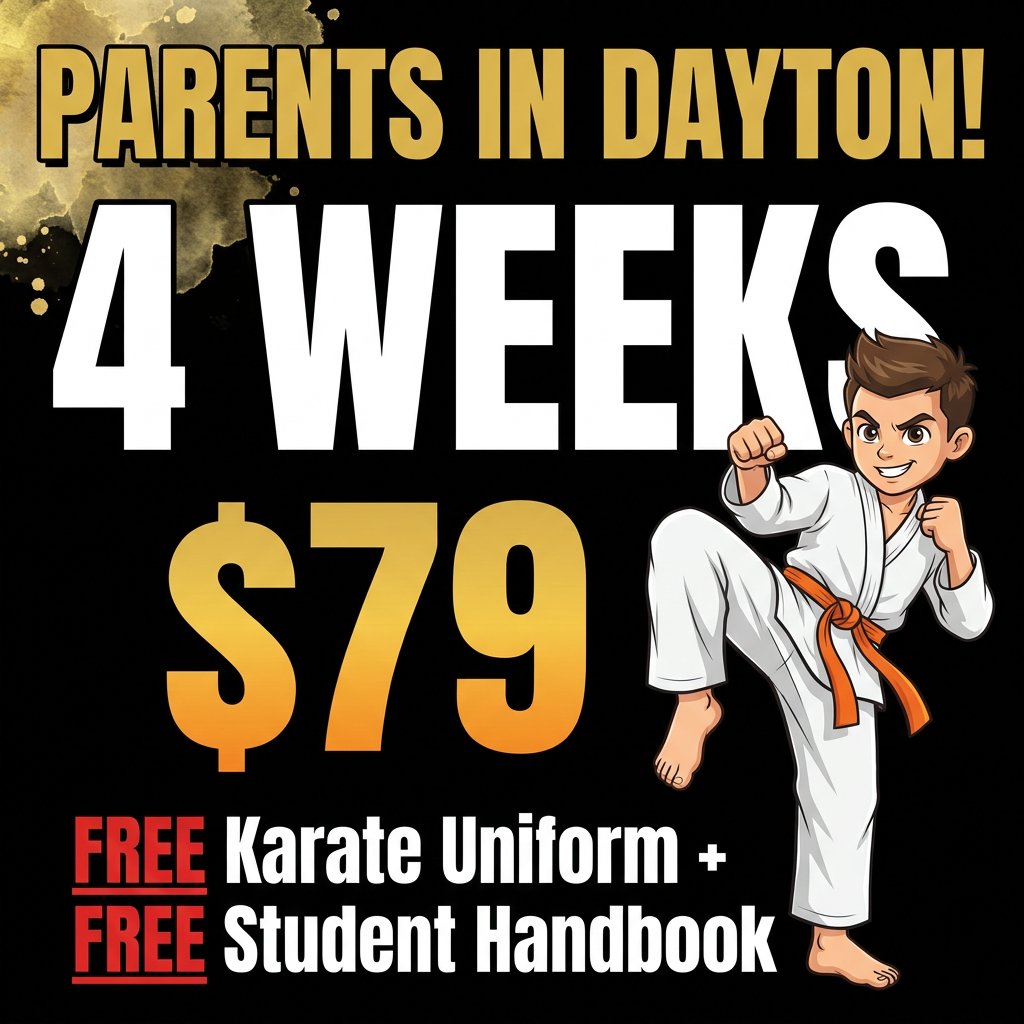 TAMA Martial Arts Facebook ad: 4 Weeks $79 + FREE Uniform & Handbook