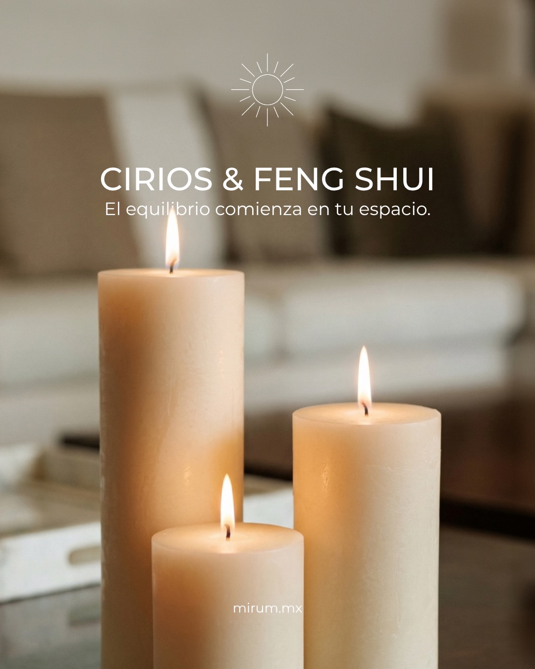 Mirum Facebook ad: El Feng Shui empieza en tu espacio